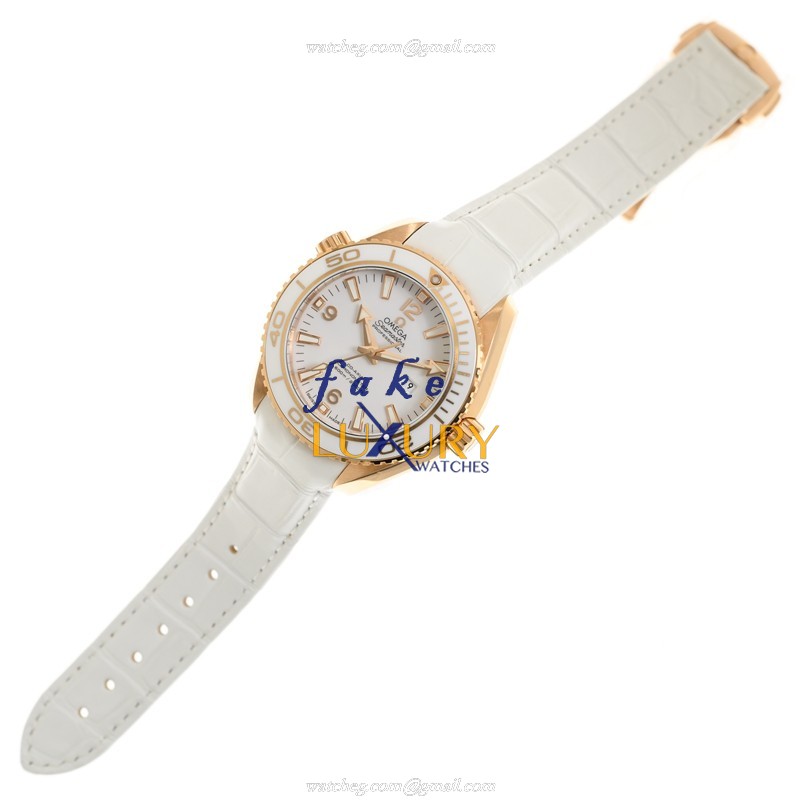 Omega Seamaster 232.63.38.20.04.001 Replica Watch, Automatic Movement, 18kt Rose Gold & Ceramic - Image 2
