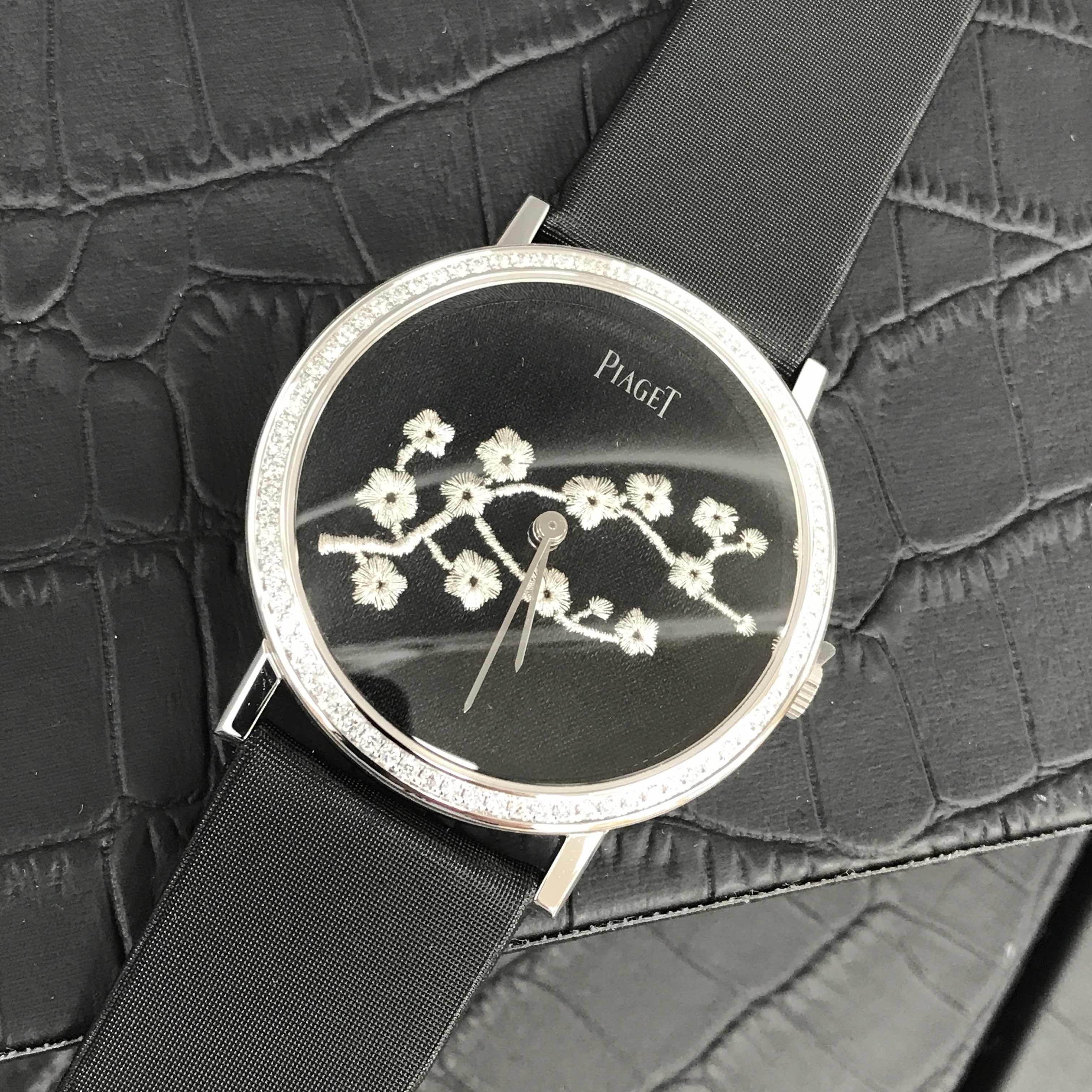 G0A38574 - Piaget Altiplano Replica Watch - Manual Wind - 18kt White Gold Diamond - Black Dial - Image 5