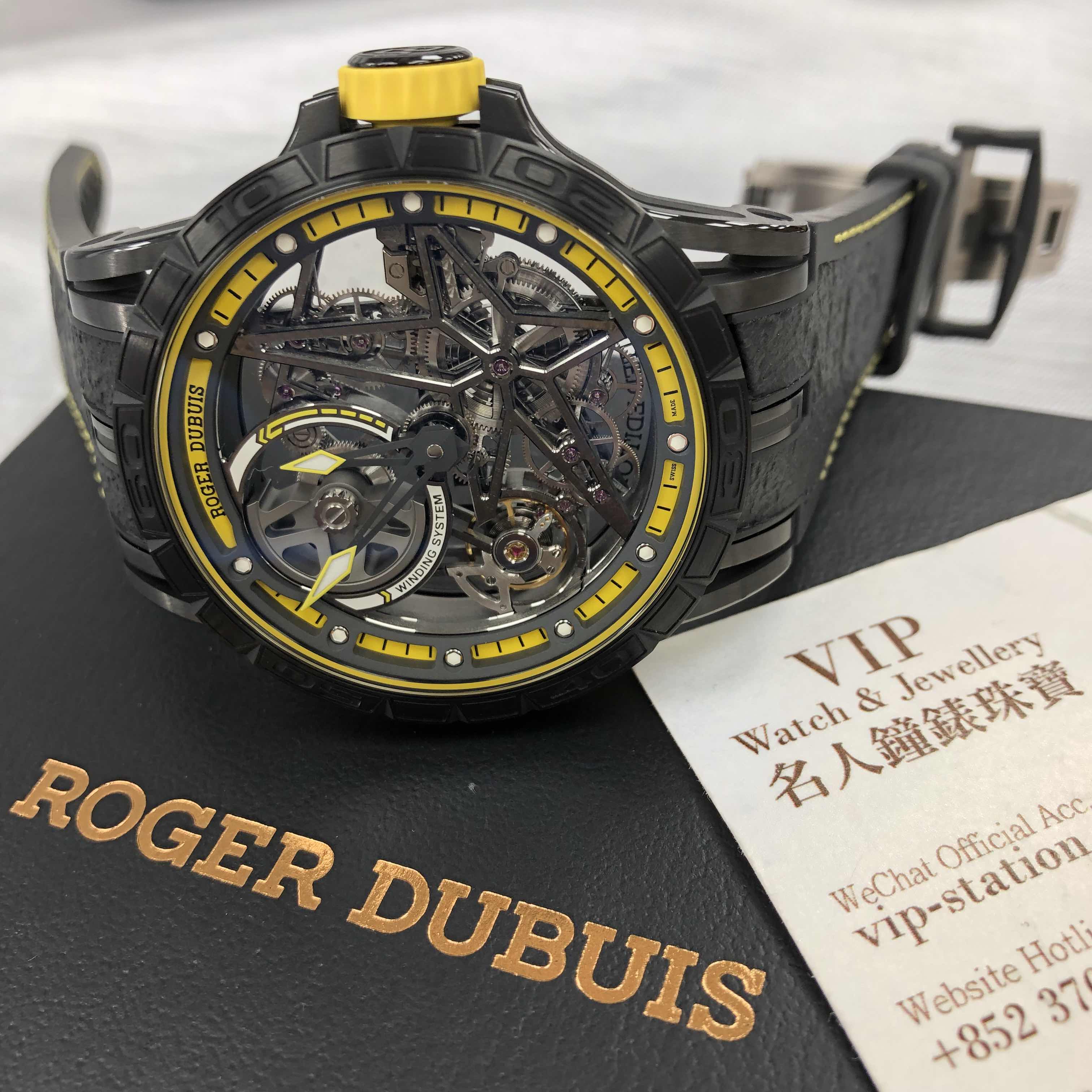 RDDBEX0616 - Roger Dubuis Excalibur Replica Watch Automatic Titanium Transparent Skull Dial - Image 5