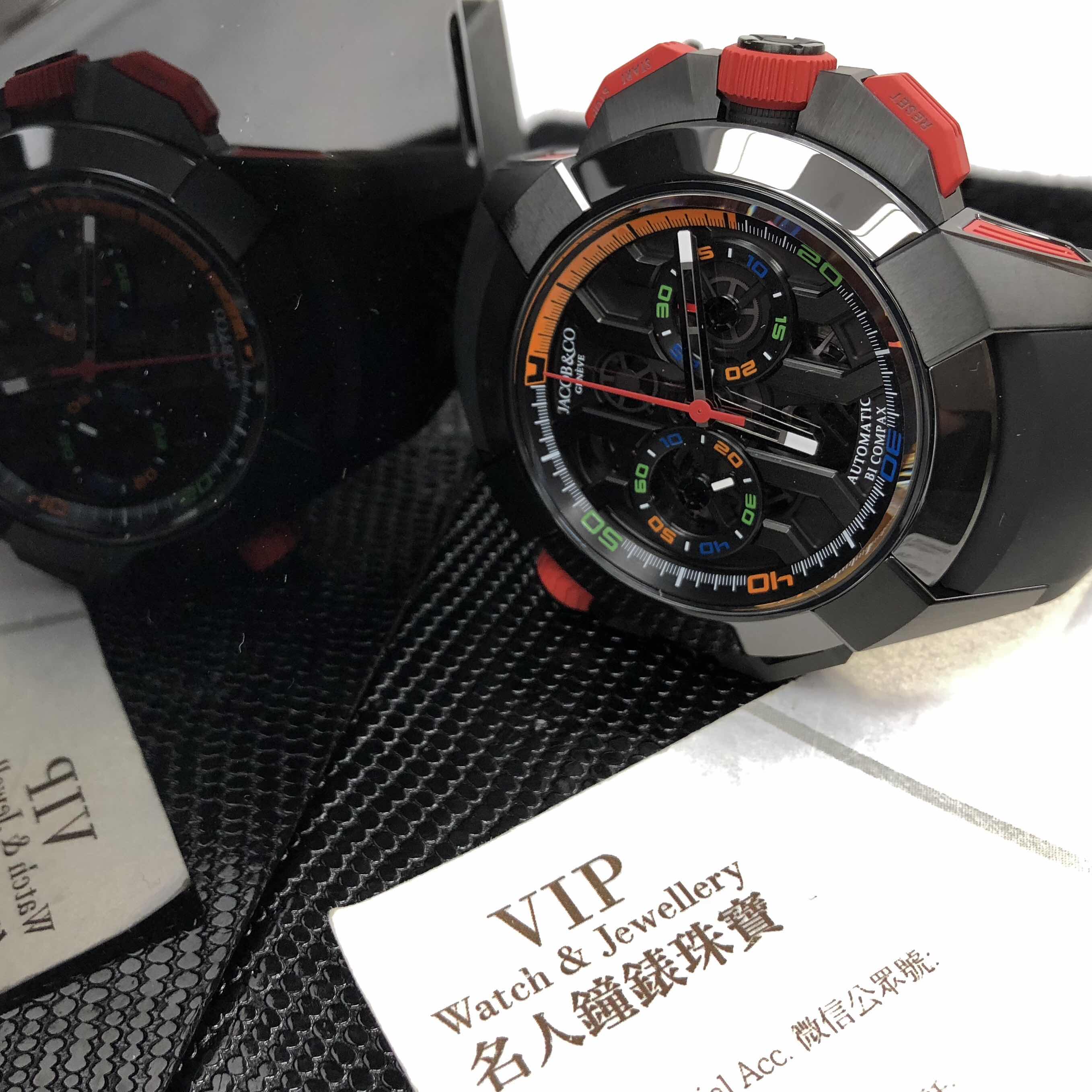 Jacob & Co 313.21.SB.BU.B HA4D EPIC X CHRONO Automatic, Black Dial, Stainless Steel Case Replica - Image 5