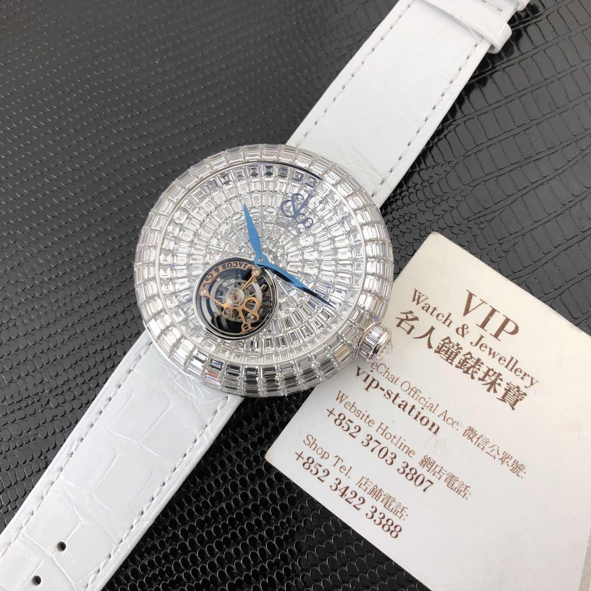 Jacob & Co BT543.30.BD.BD.B DB4D Manual Wind 18kt White Gold Diamond Replica Watch - Image 5