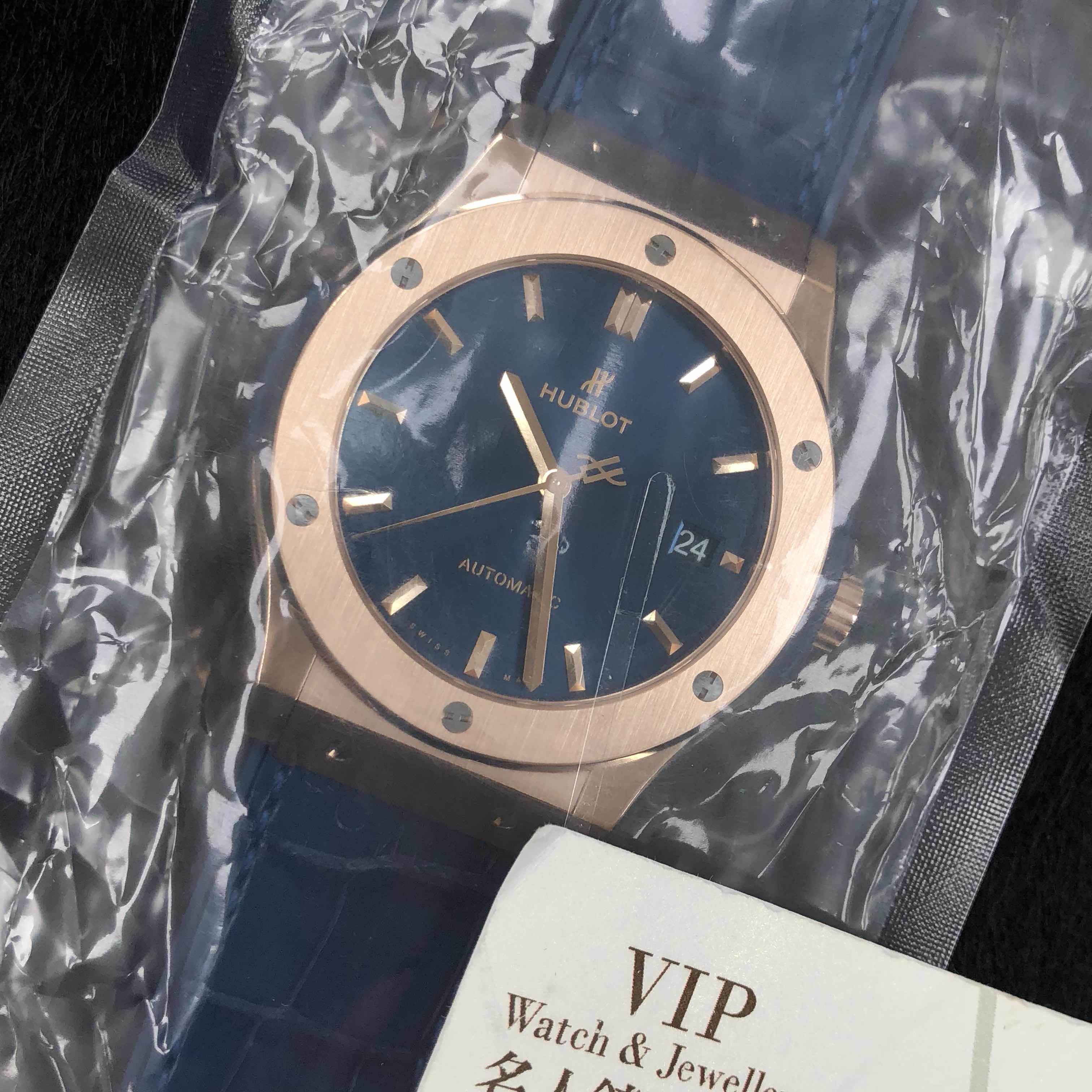 Hublot 511.OX.7180.LR Classic Fusion Auto 18kt Rose Gold Ceramic Bezel Replica Watch - Image 4