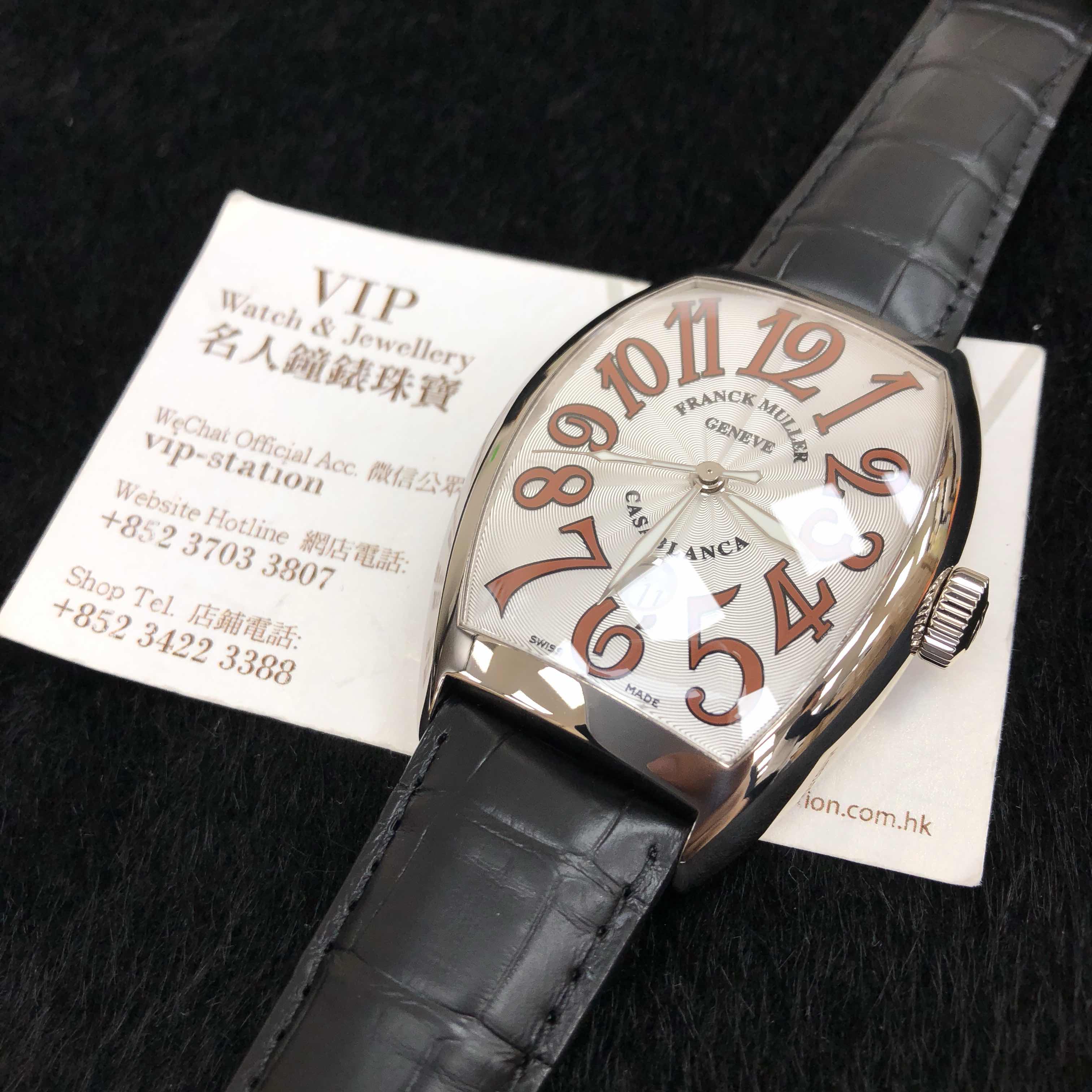 -8880C-DT-CASABLANCA-OG-Replica-Watch-Automatic-18kt-White-Gold-Silver-Dial-Alligator-Strap - Image 5
