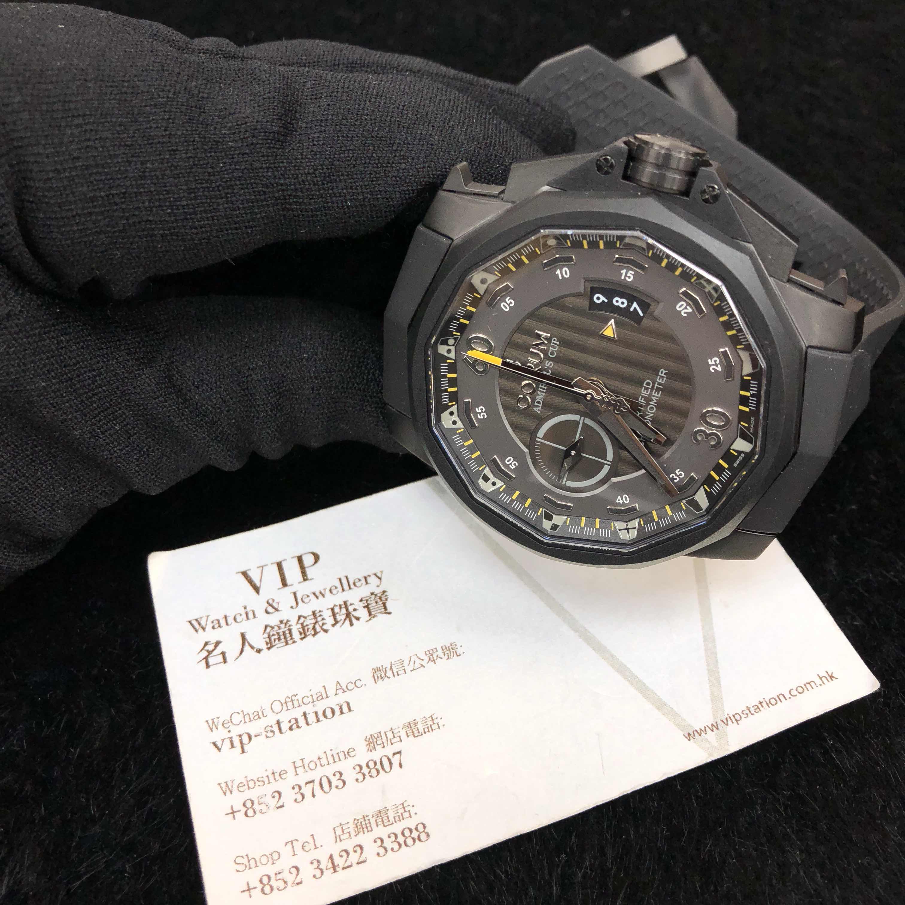 Corum Admiral's Cup 960.101.94-0371 AN12 Automatic Titanium Replica Watch Black Dial - Image 4