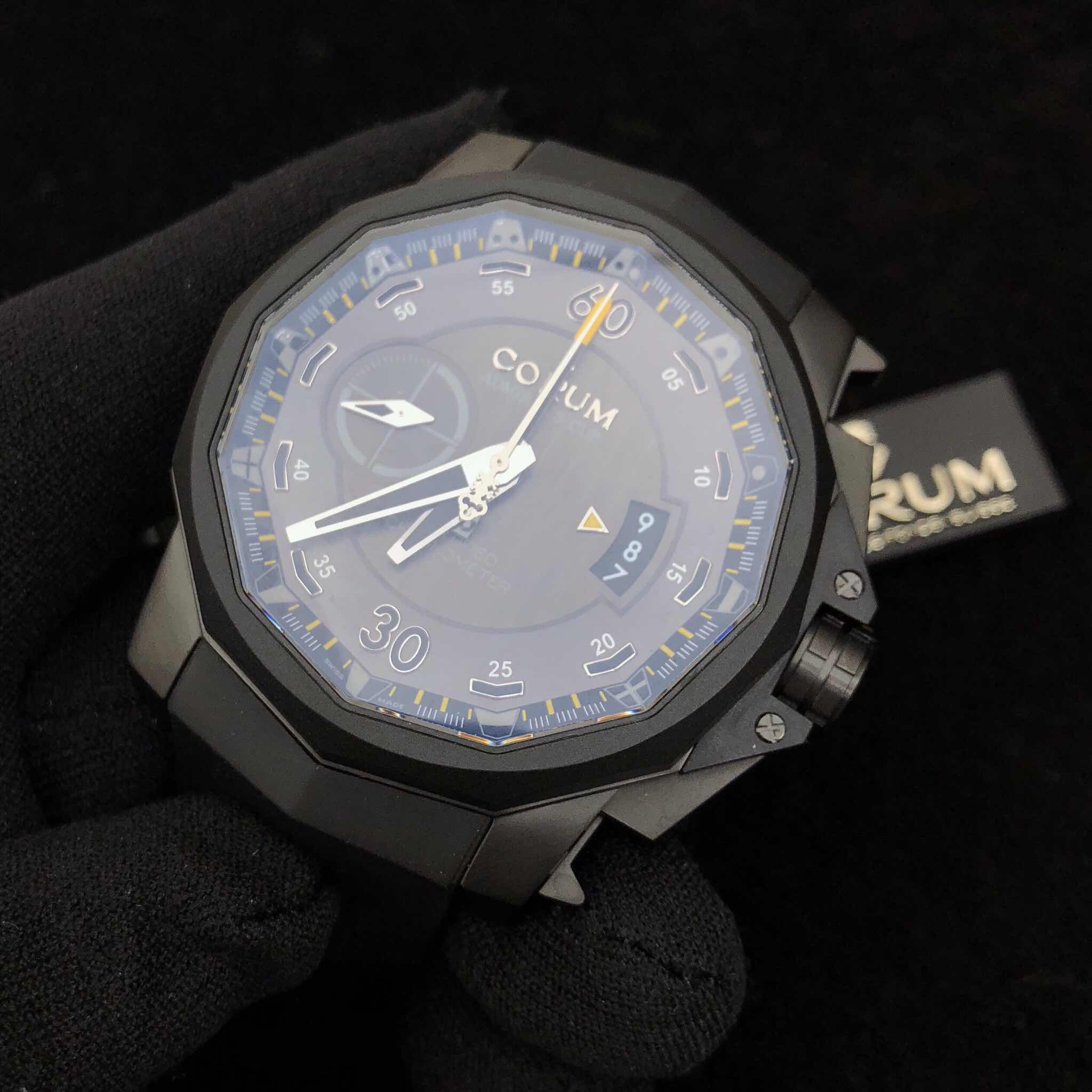 Corum Admiral's Cup 960.101.94-0371 AN12 Automatic Titanium Replica Watch Black Dial - Image 5