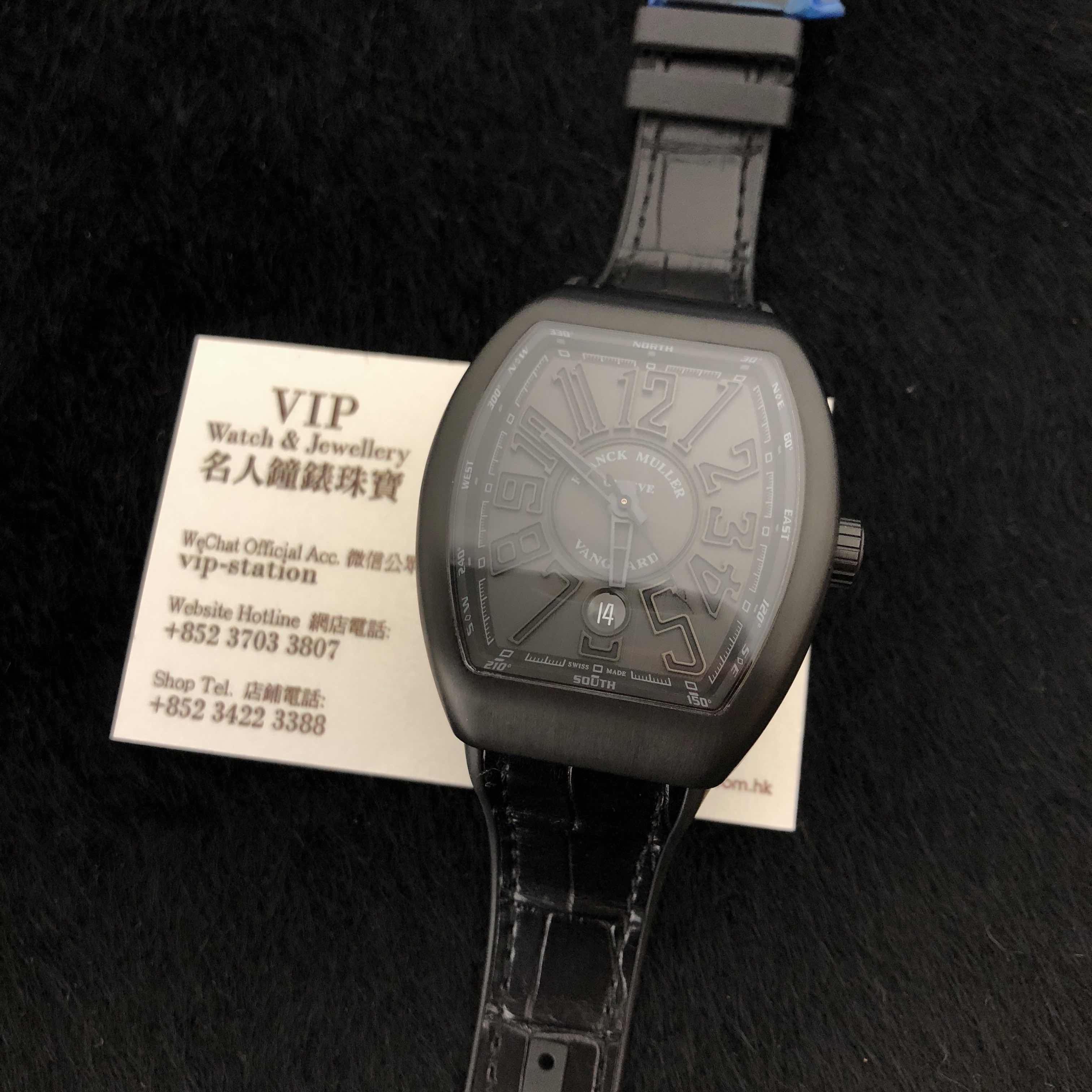 Franck Muller V 41 SC DT TT NR BR NR VANGUARD Automatic Steel Alligator Replica Watch - Image 5