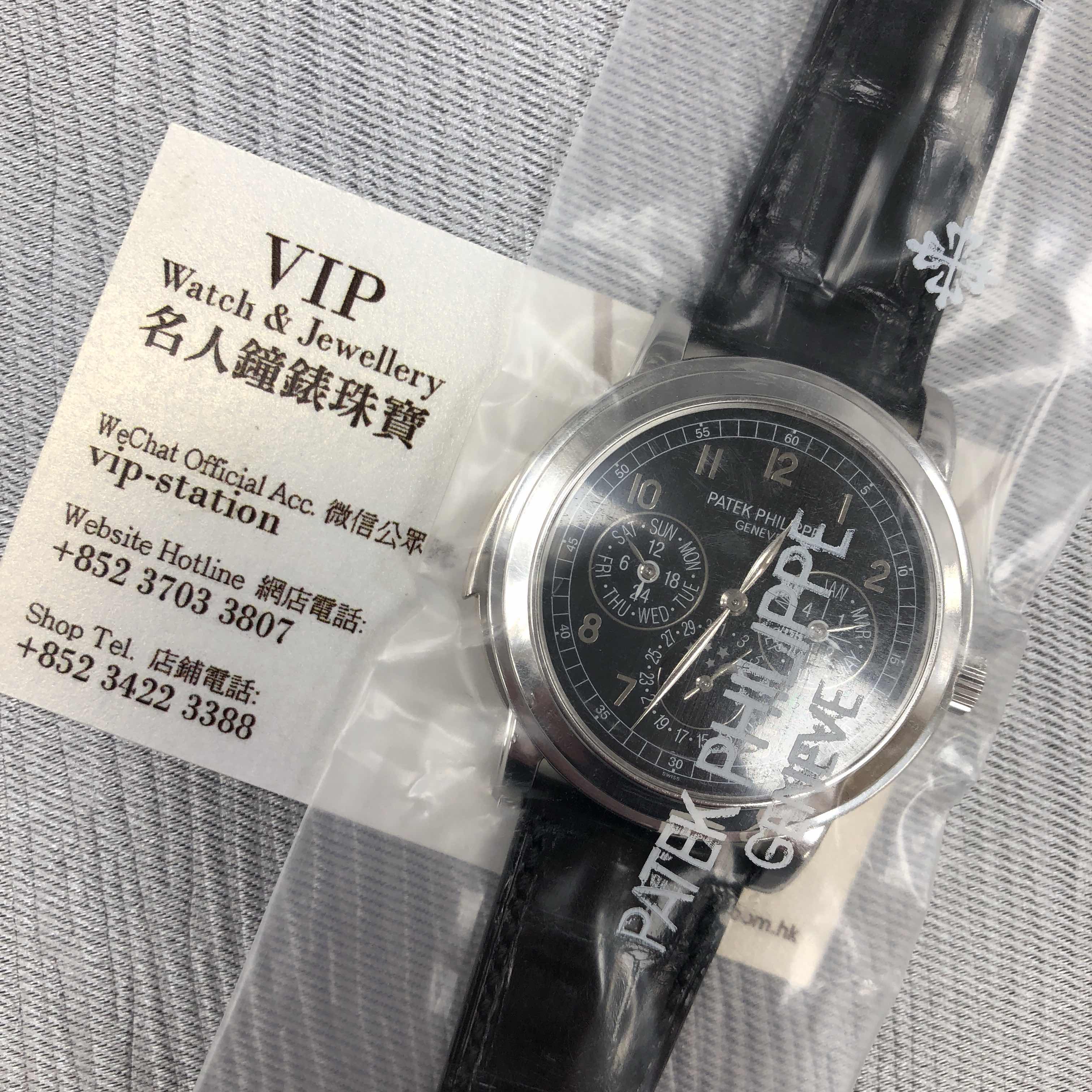 Patek Philippe 5074P-001 Replica Watch, Black Dial, 950 Platinum Case, Automatic Grand Complications - Image 5
