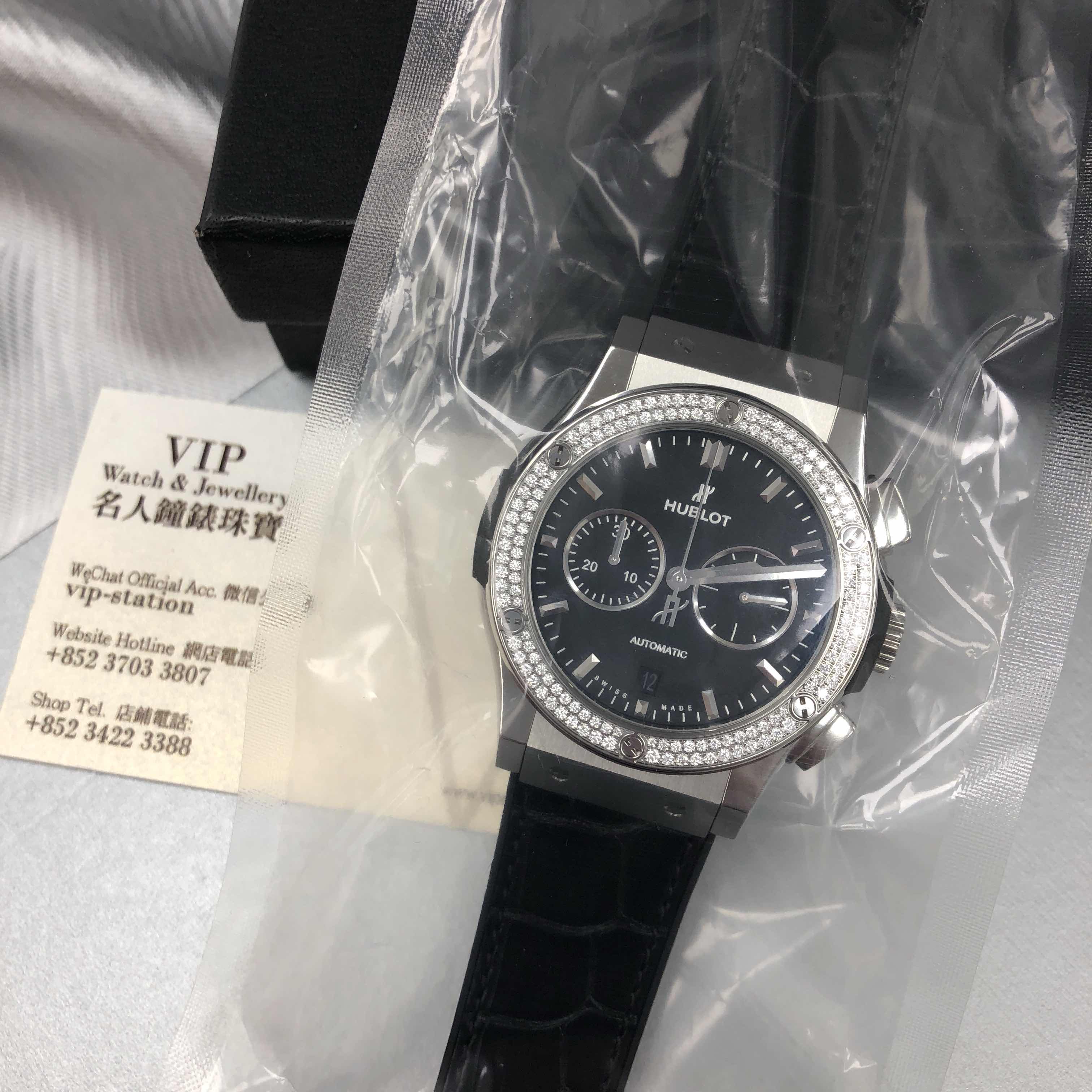 -541.NX.1171.LR.1104 - Hublot Classic Fusion Automatic Titanium & Diamond Replica Watch - Image 5