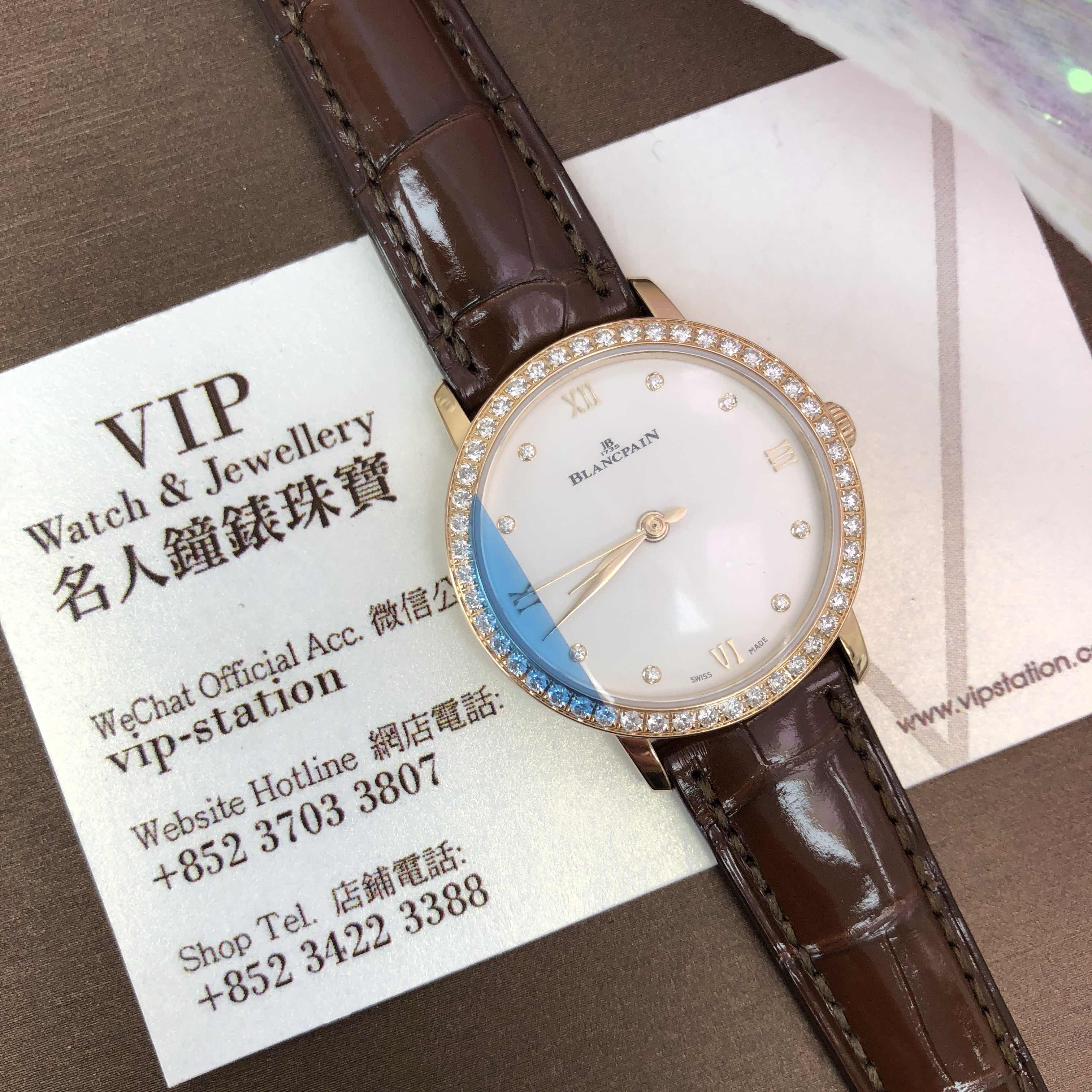Blancpain 6104-2987-55A Replica Watch, Automatic Movement, 18kt Rose Gold & Diamonds Case - Image 5