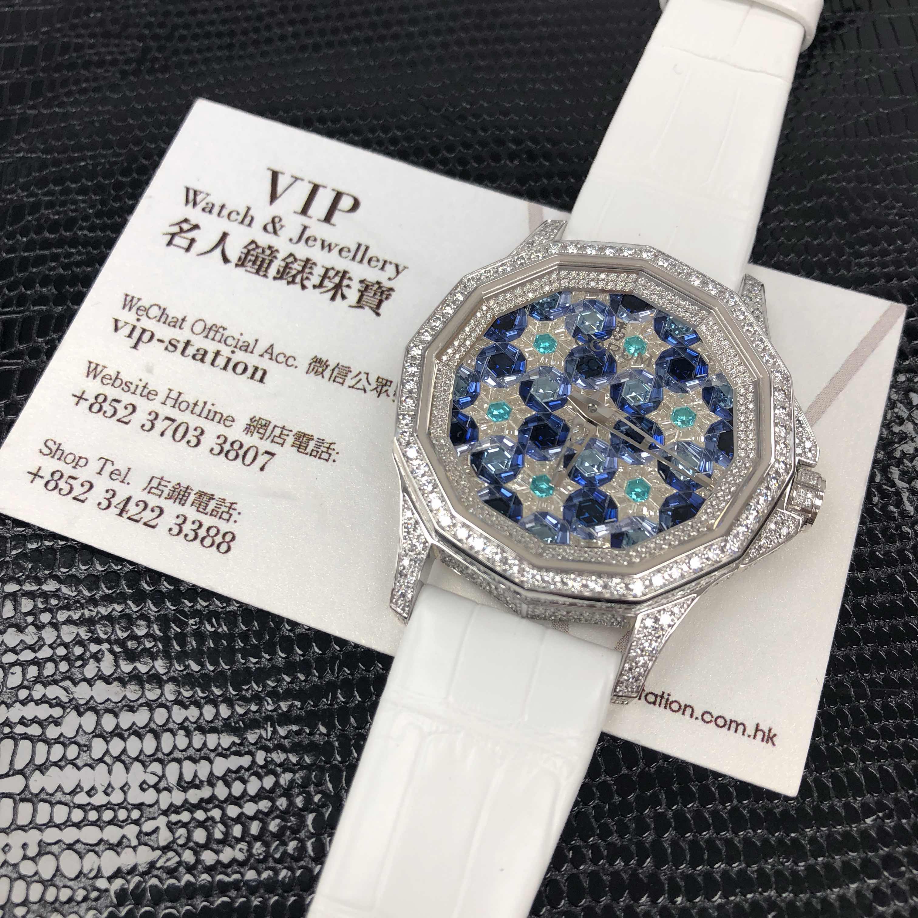 082.109.69/0F09 FL13 - Corum Admirals Cup Replica Watch - Automatic - Blue Dial - White Gold & - Image 5