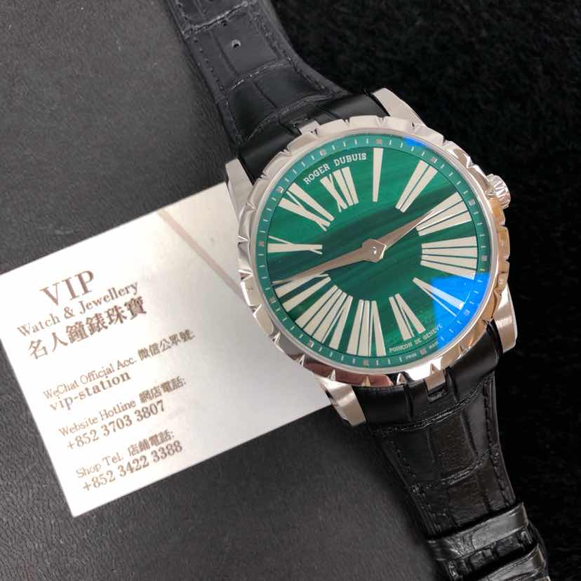 Roger Dubuis Excalibur DBEX0518 Automatic Green Dial Stainless Steel Replica Watch - Image 5