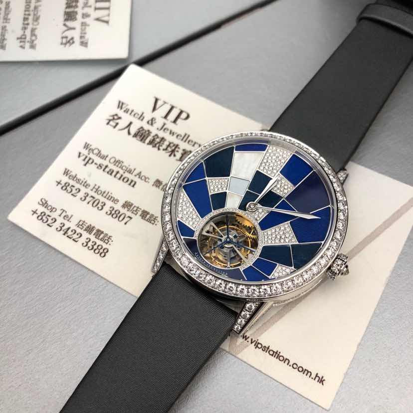 Jaeger-Lecoultre Q3413406 RENDEZ VOUS 39mm Automatic 18kt White Gold & Diamond Replica Watch - Image 5