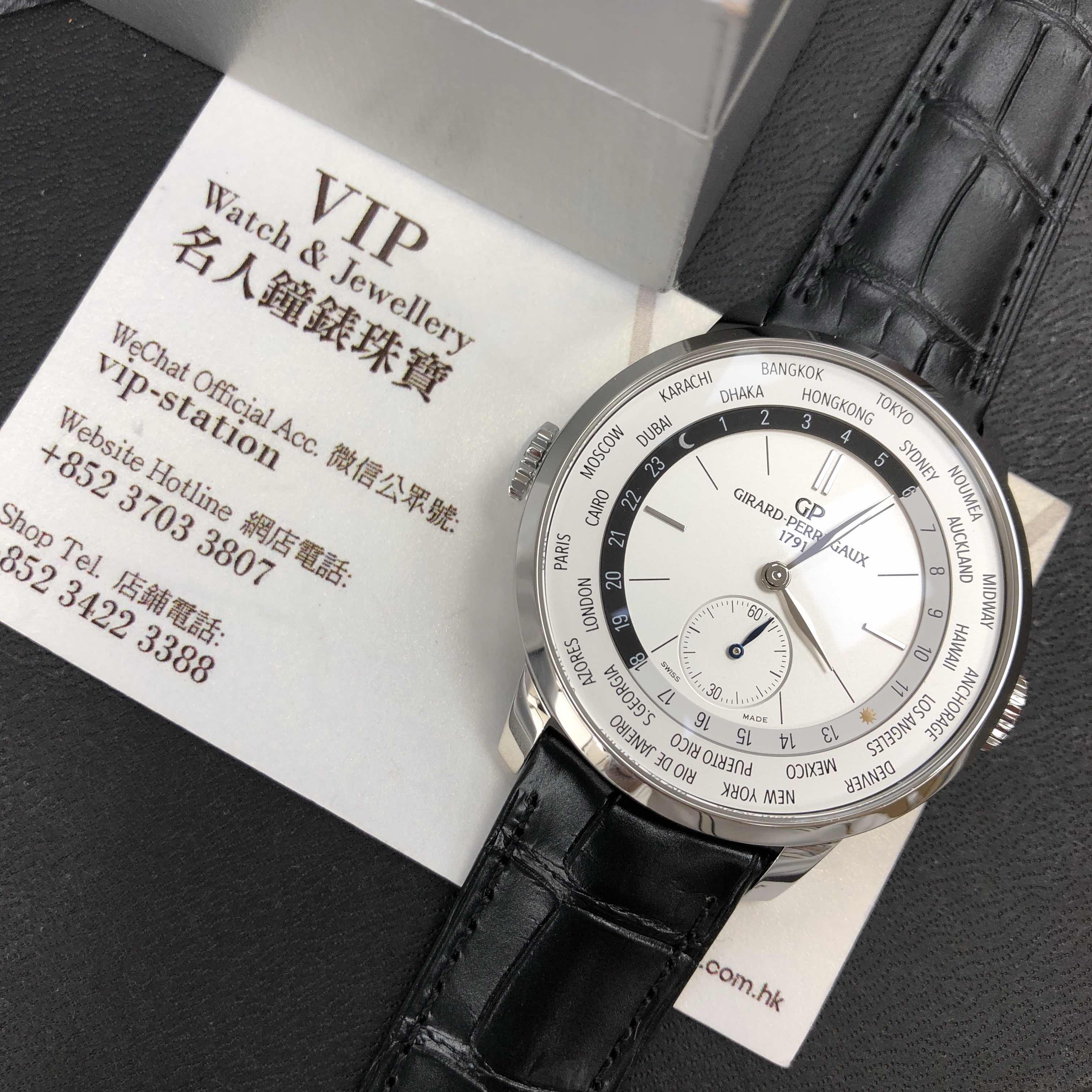 Girard Perregaux 49557-11-132-BB6C Replica Watch, Automatic Movement, White Dial, Steel Case - Image 5