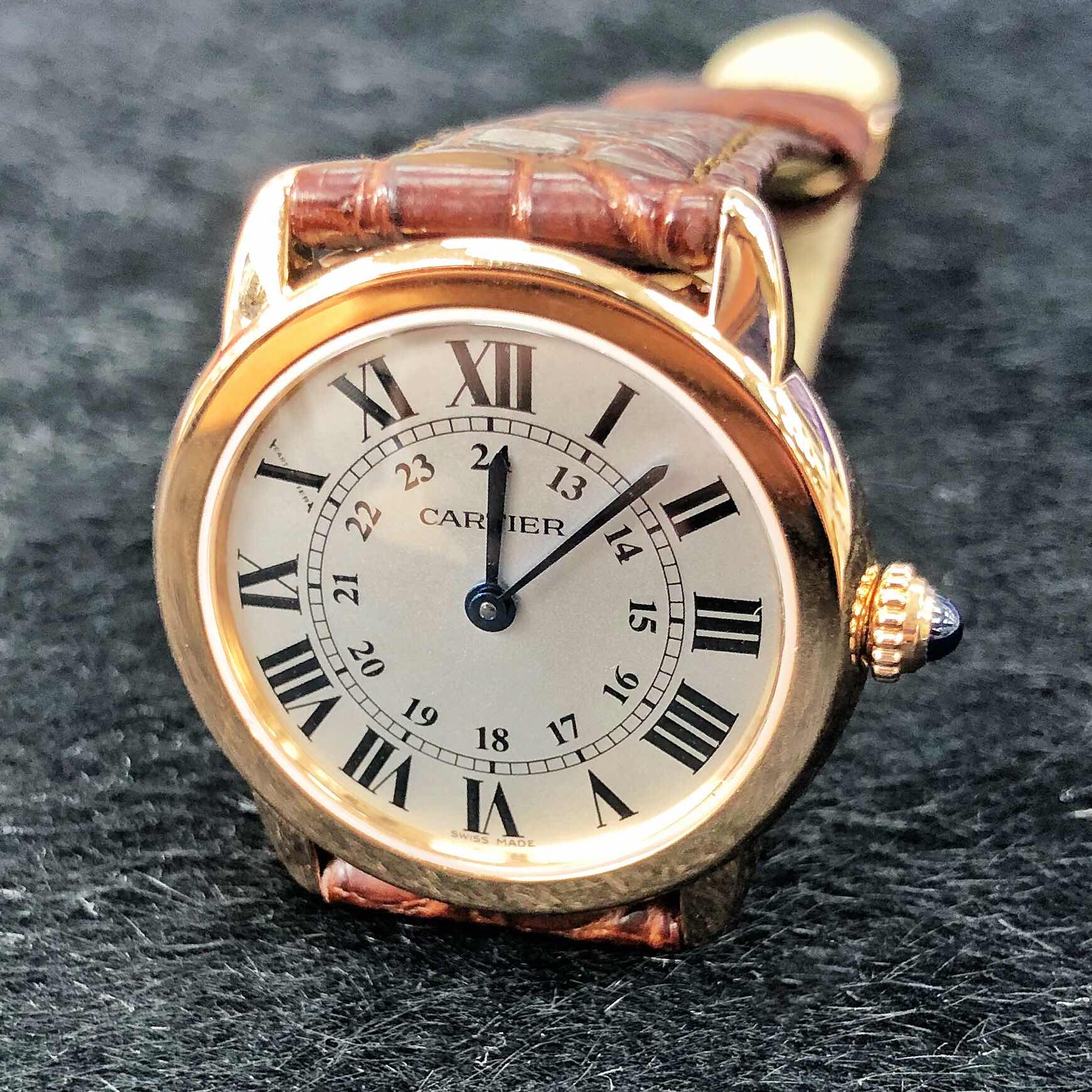 Cartier W6701007 RONDE SOLO DE CARTIER Quartz 18kt Rose Gold Replica Watch, Swiss Movement, PVD - Image 5