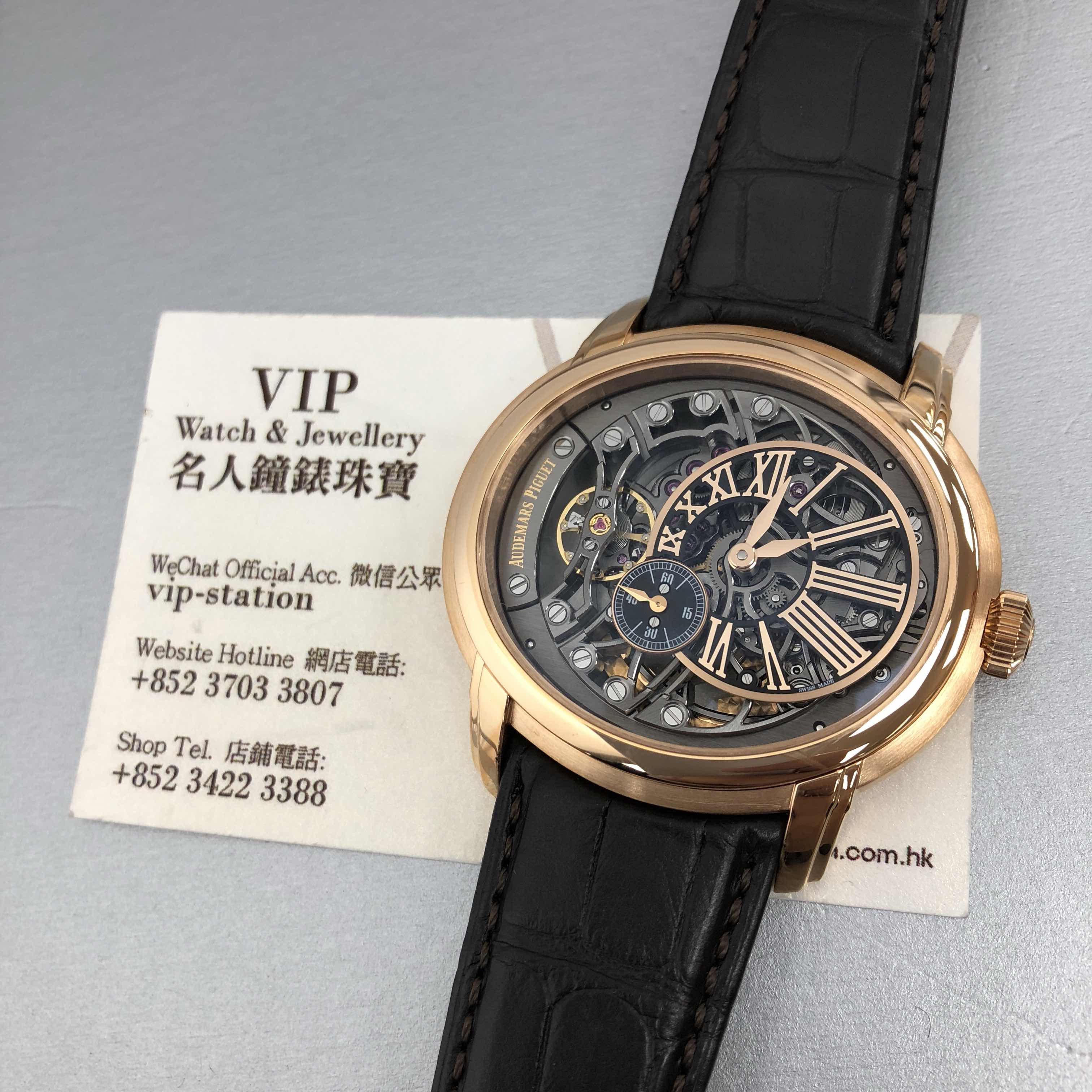 Audemars Piguet 15352OR.OO.D093CR.01 Millenary Replica Watch Automatic Silver Dial 18kt Rose Gold - Image 5