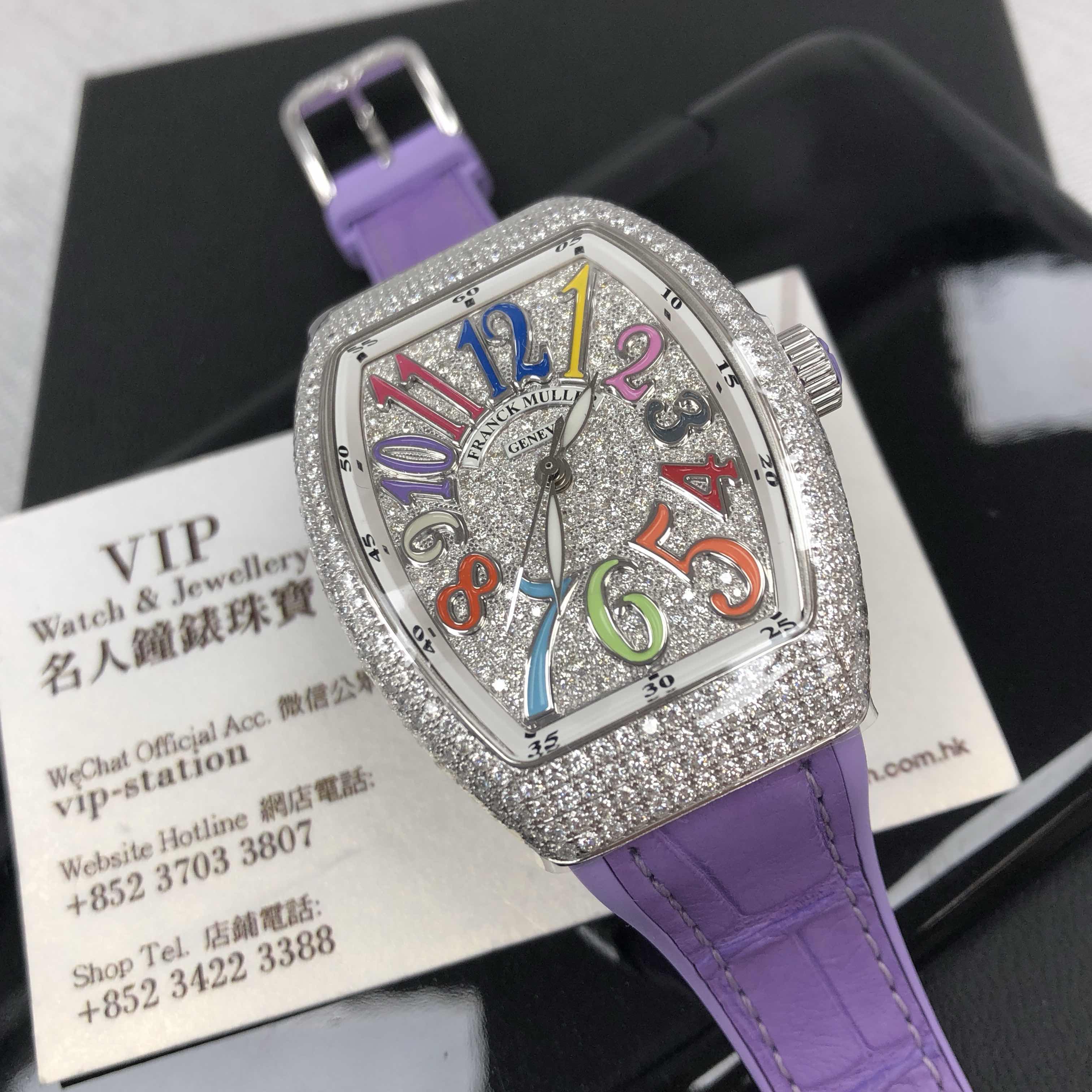 Franck Muller V 35 SC AT FO D CD COL DRM AC.VL Replica Watch - VANGUARD Automatic - 18kt White Gold - Image 5