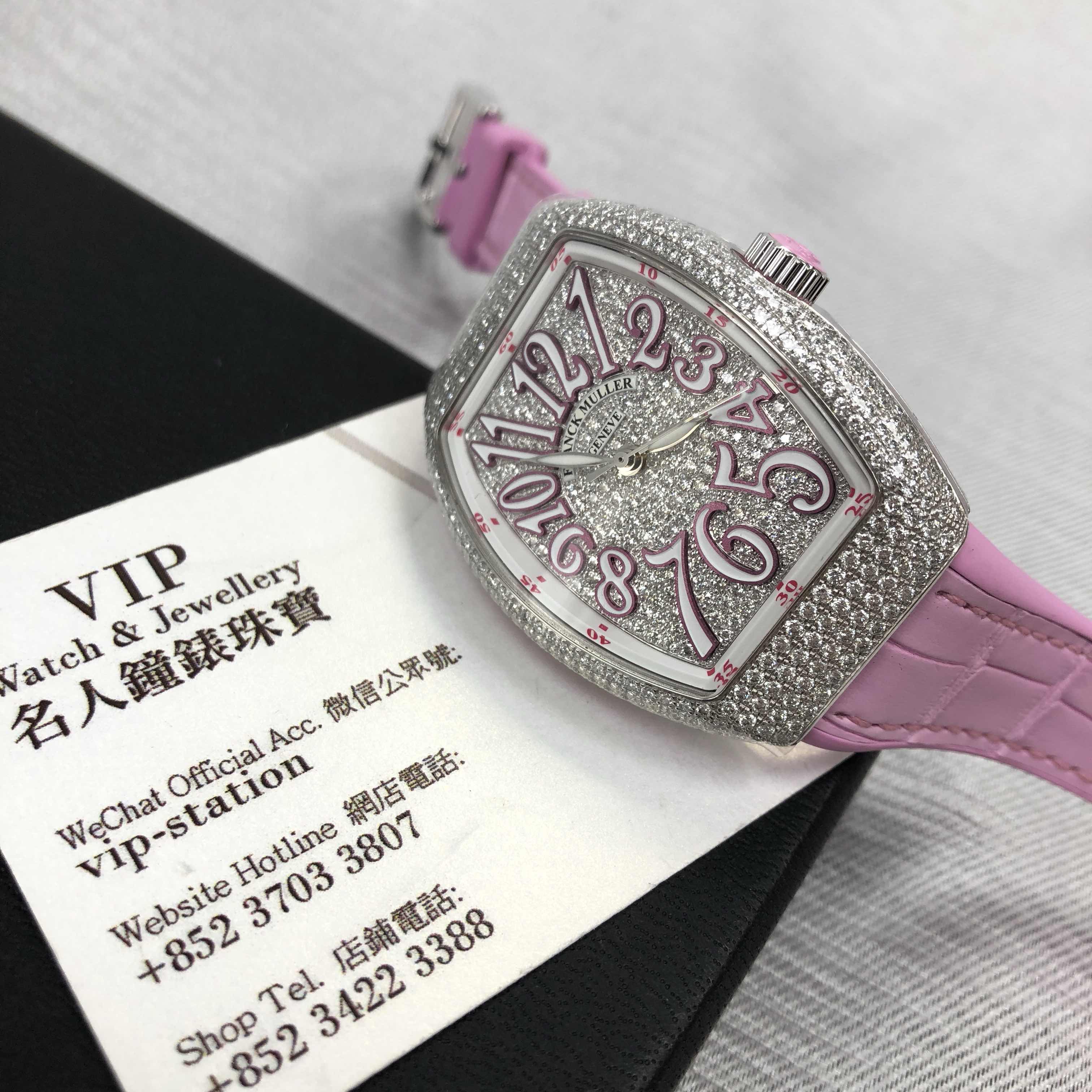 Franck Muller V 35 SC AT FO D CD AC.RS - Replica Watch - Automatic - Stainless Steel Diamonds - Image 5