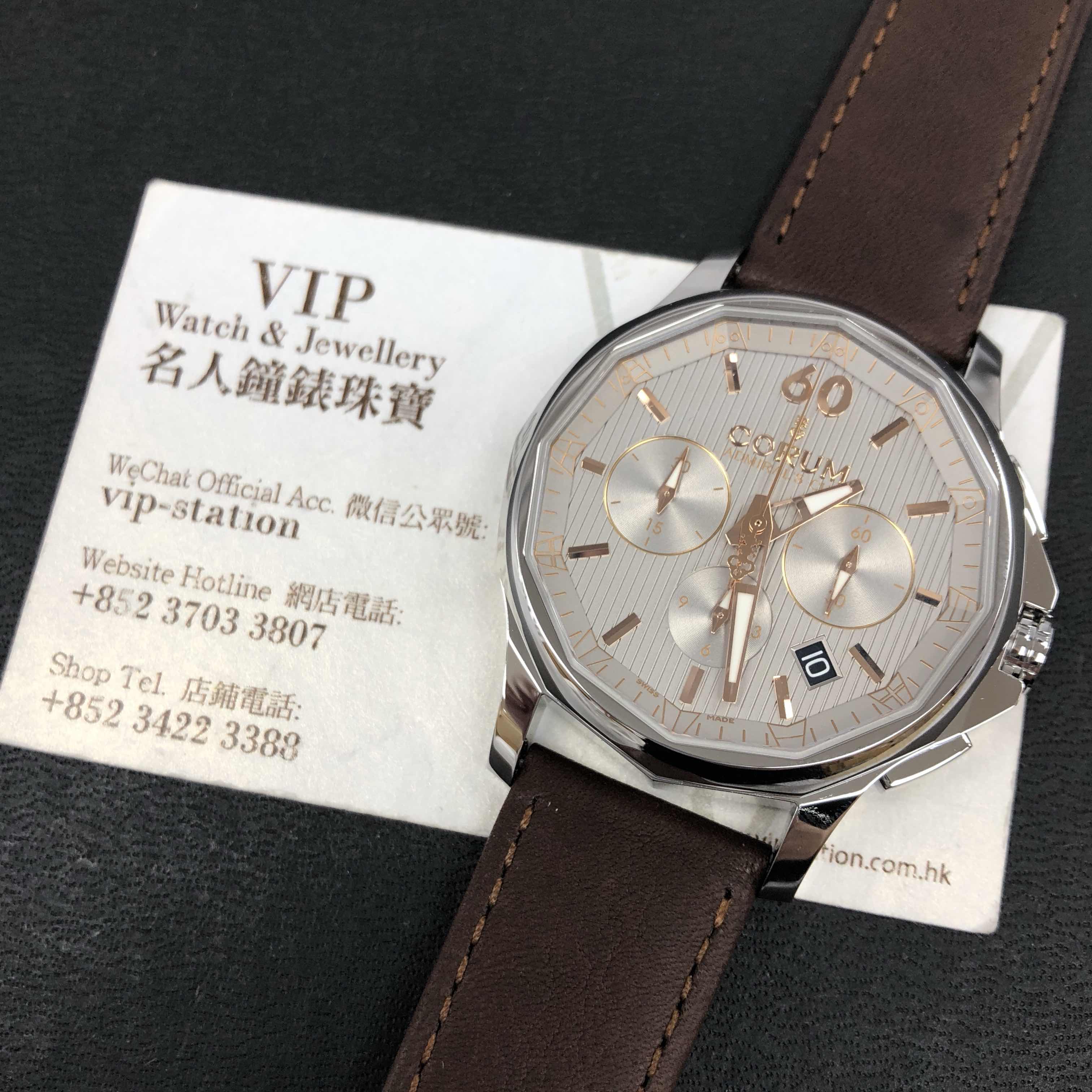 Corum A984/03551 Admirals Cup Automatic Stainless Steel Silver Dial Replica Watch - Image 5