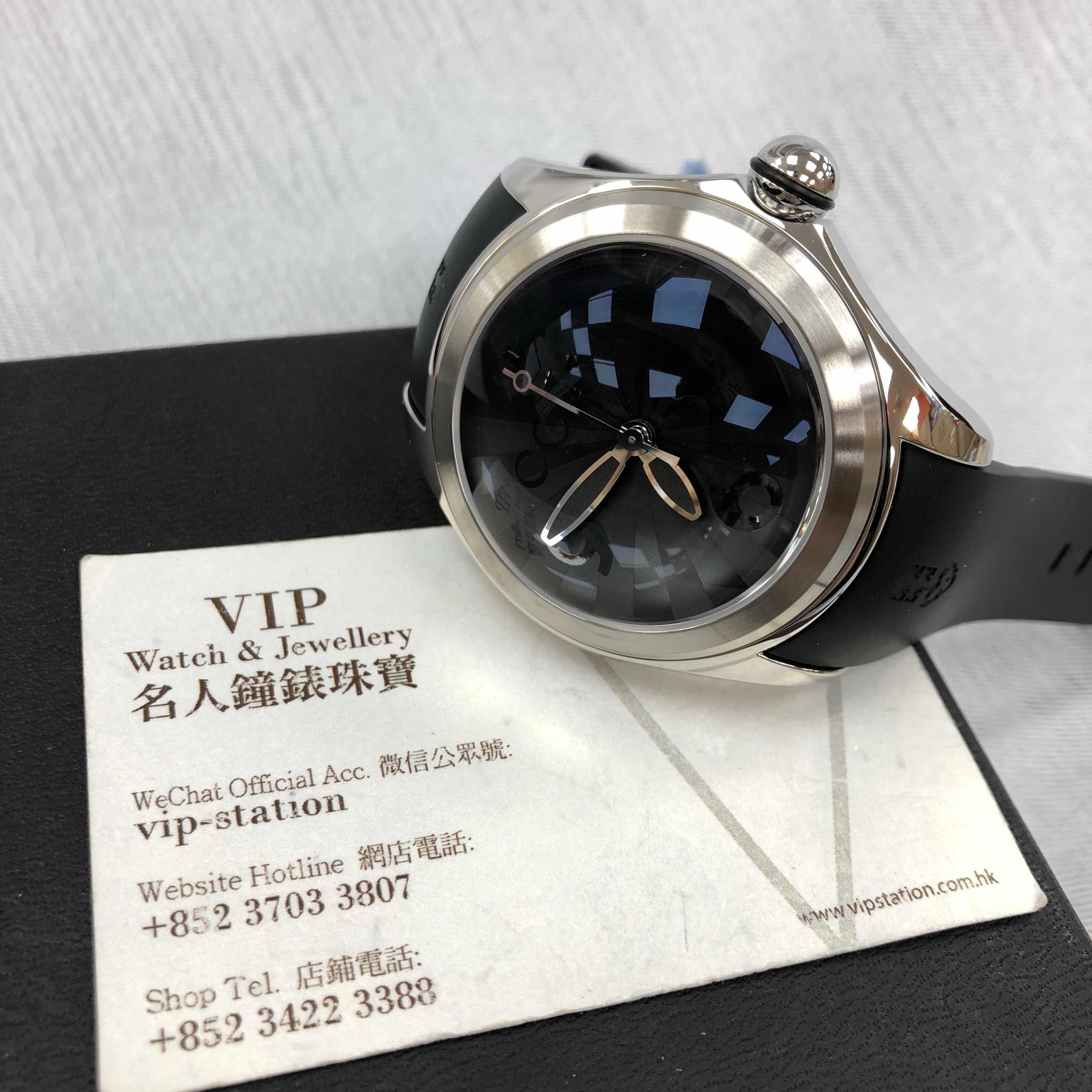082.310.20/0371 BB01 - Corum Bubble Replica Watch - Automatic - Black Dial Steel - Image 5