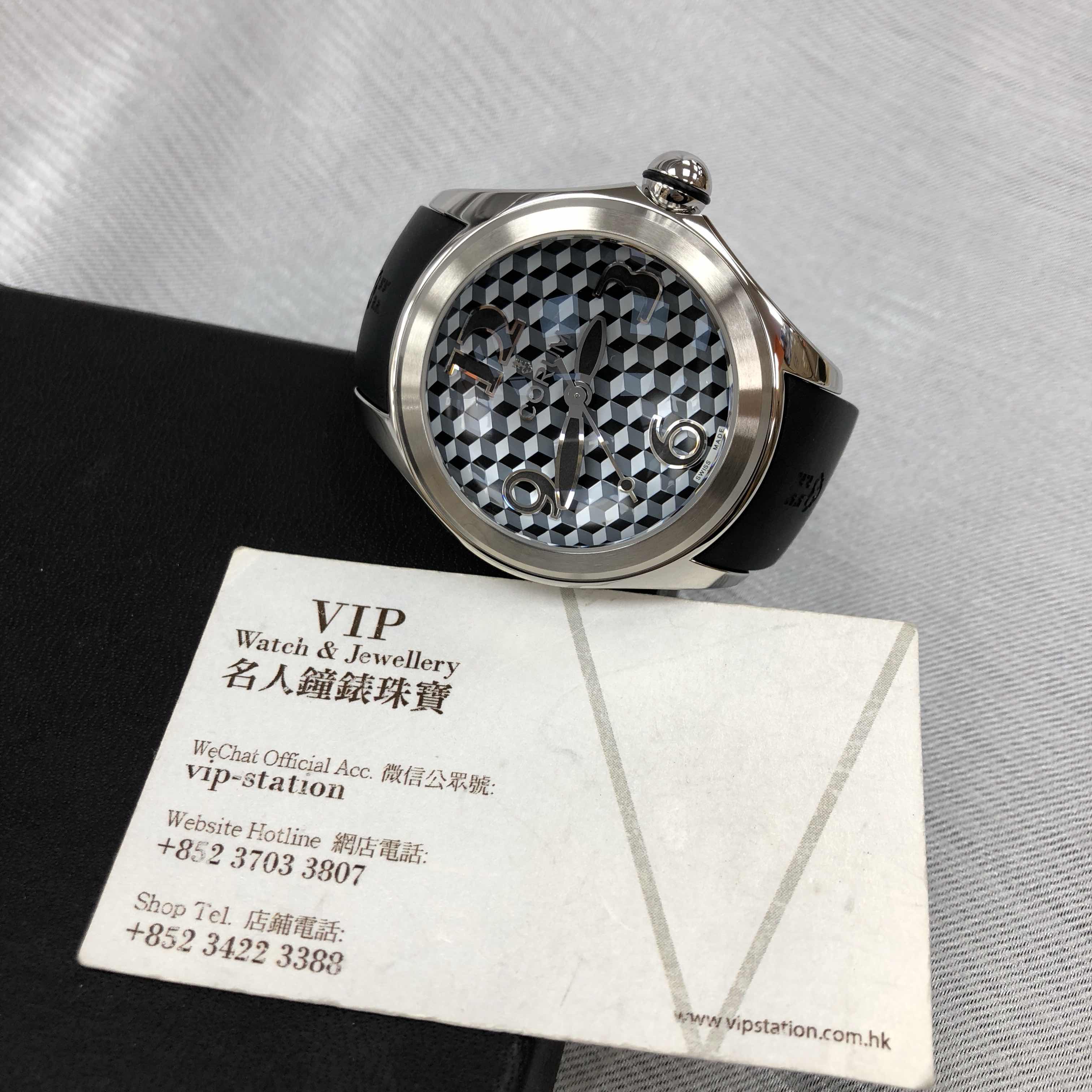 Corum 082.310.20/0371 VA01 Bubble - Replica Watch - Automatic - Steel Case - Black Rubber Strap - Image 5
