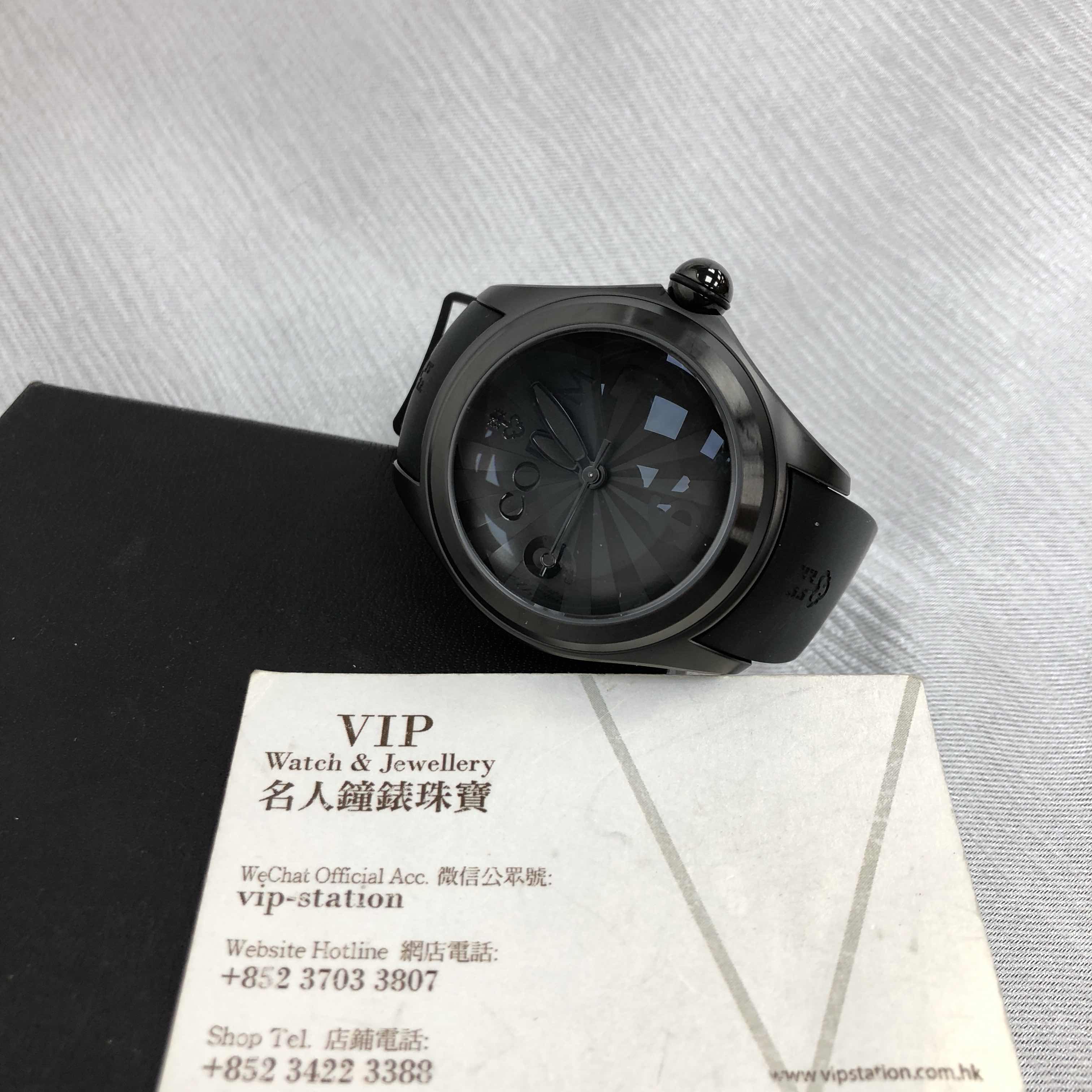 Corum 082.310.98/0371 BB01 Bubble Replica Watch, Automatic, Black Dial, Steel Case - Image 5
