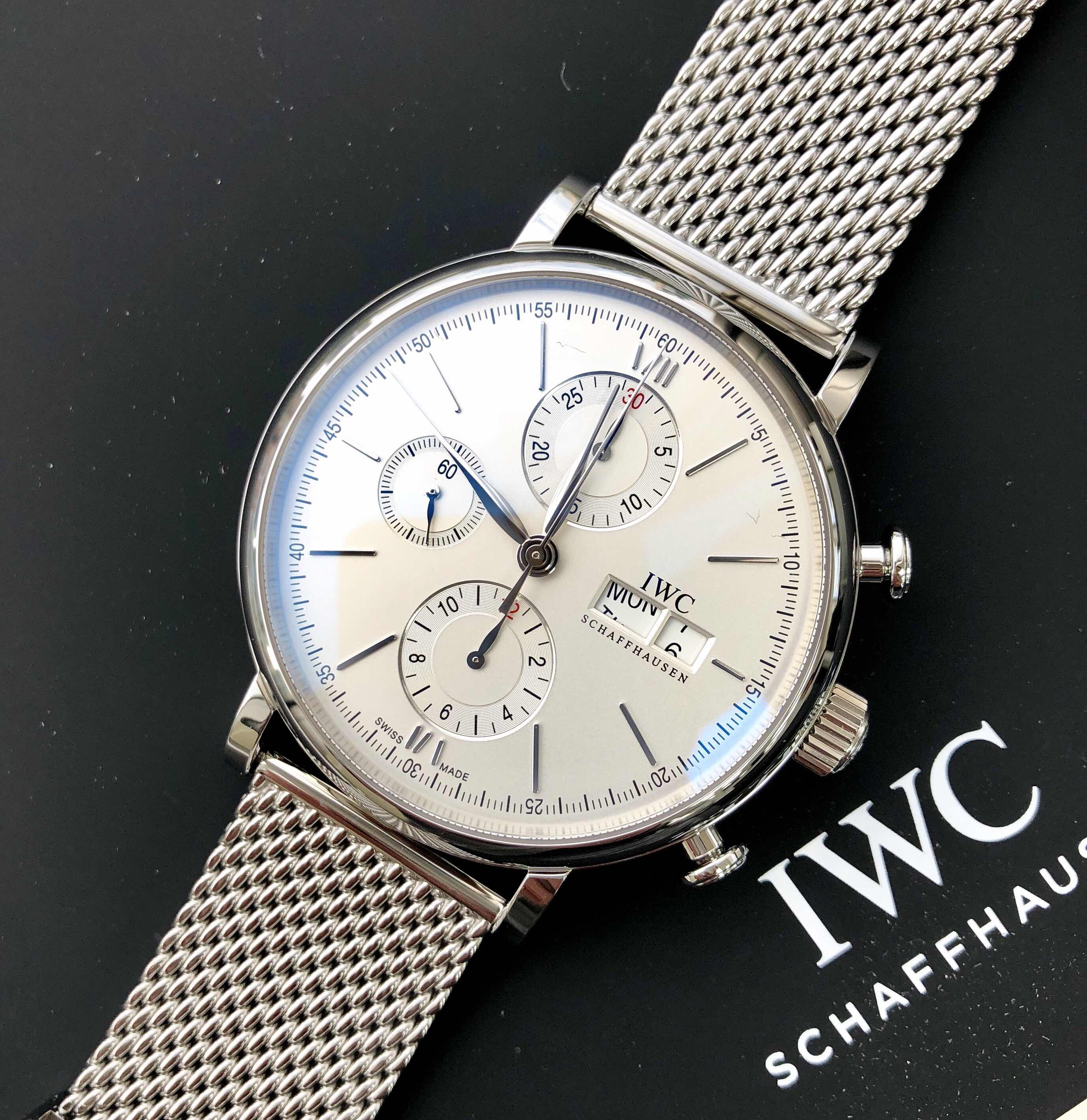 IWC IW391009 Portofino Replica Watch, Automatic Movement, Silver Dial, 42mm Steel Case - Image 5