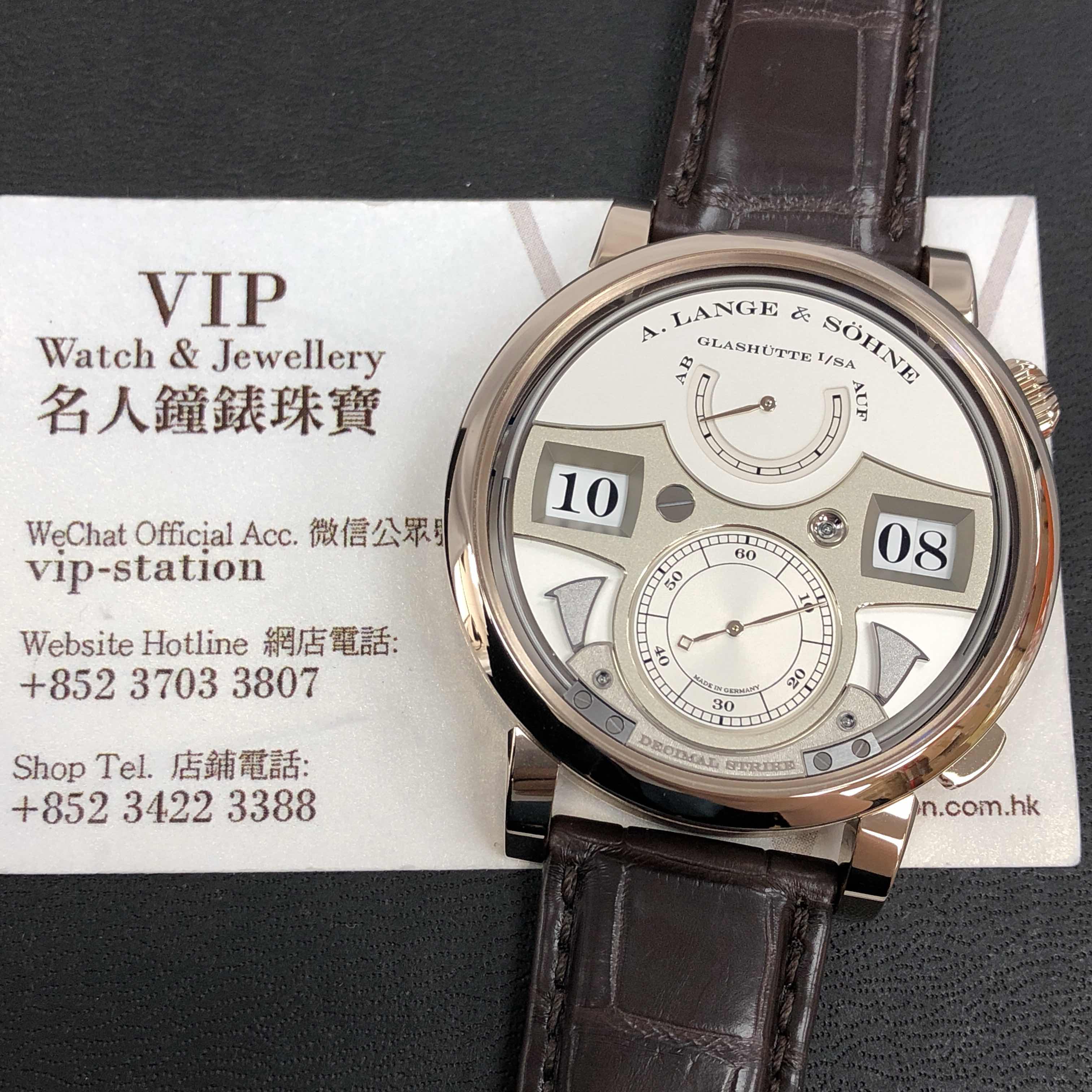 A Lange & Sohne 143.050 Replica Watch, Silver White Dial, 18kt Rose Gold Case, Manual Wind - Image 5