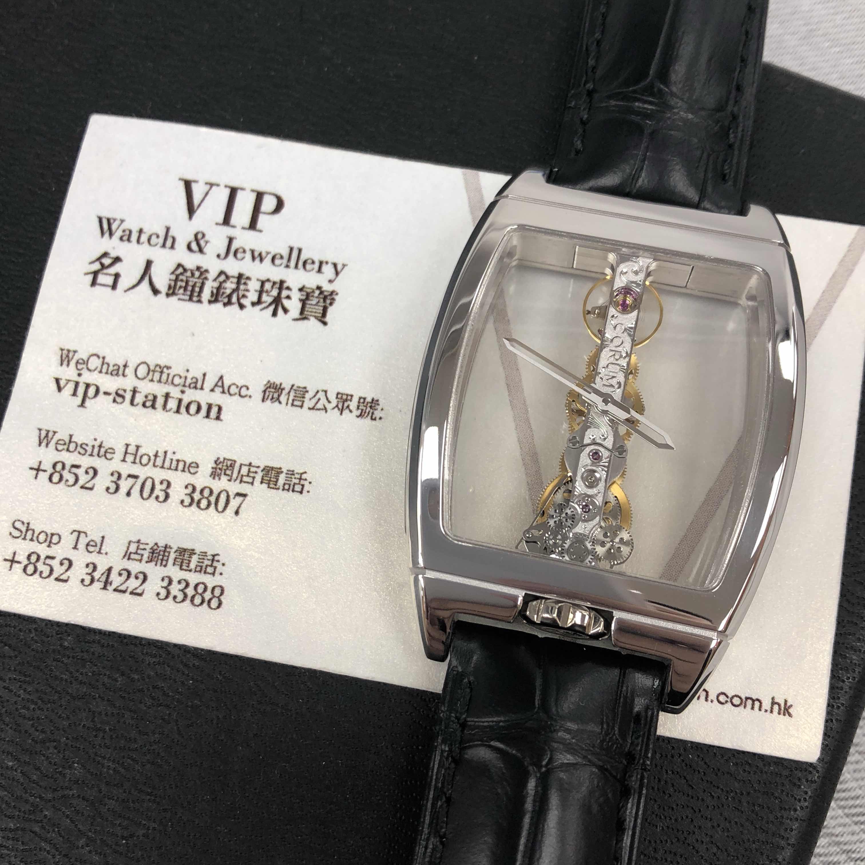 Corum 113.160.59-0001 0000 BRIDGE Replica Watch With Manual Wind Movement, Transparent Dial, 18kt - Image 5
