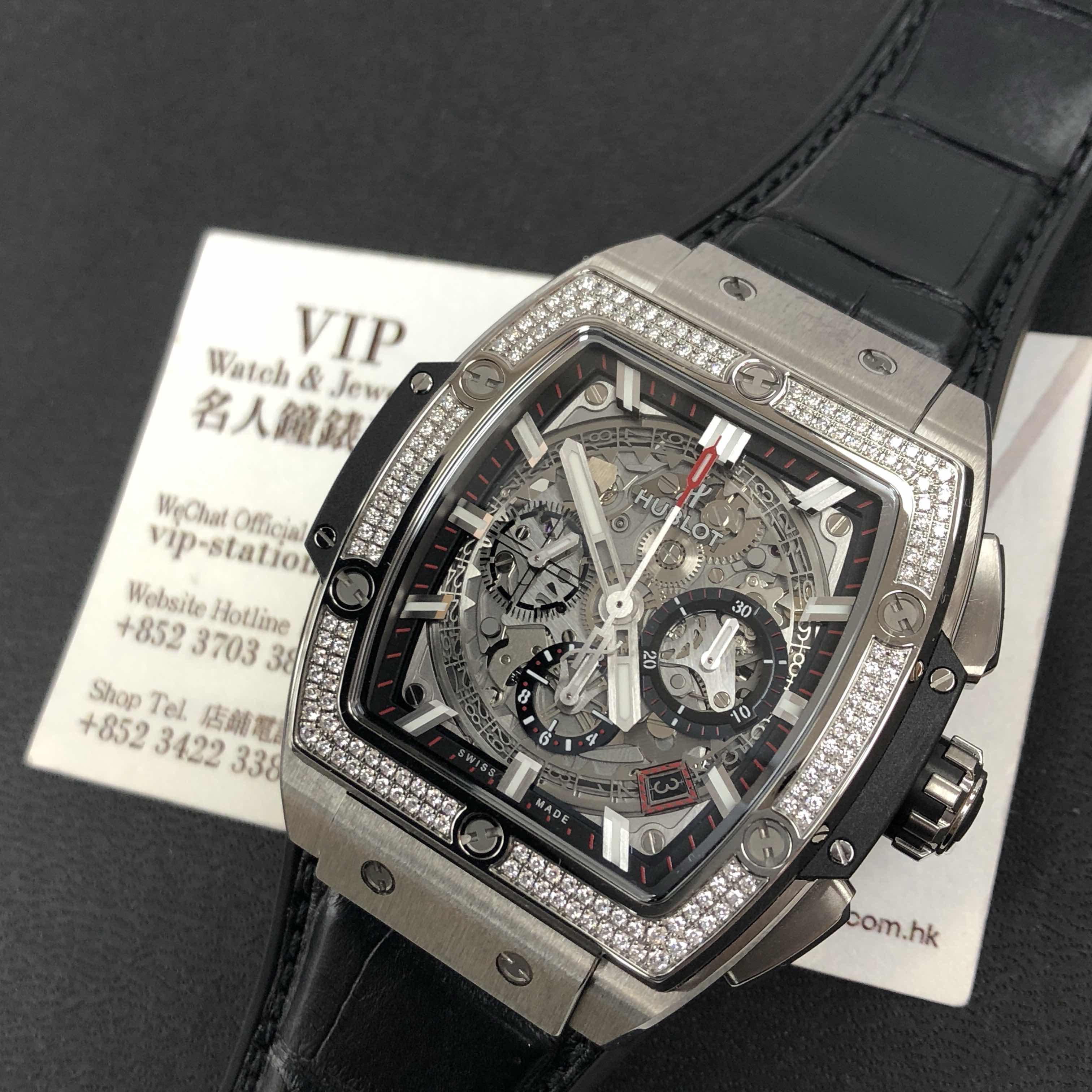 Hublot 641.NX.0173.LR.1104 SPIRIT OF BIG BANG Automatic Replica Watch, Silver Dial, Leather Strap - Image 5