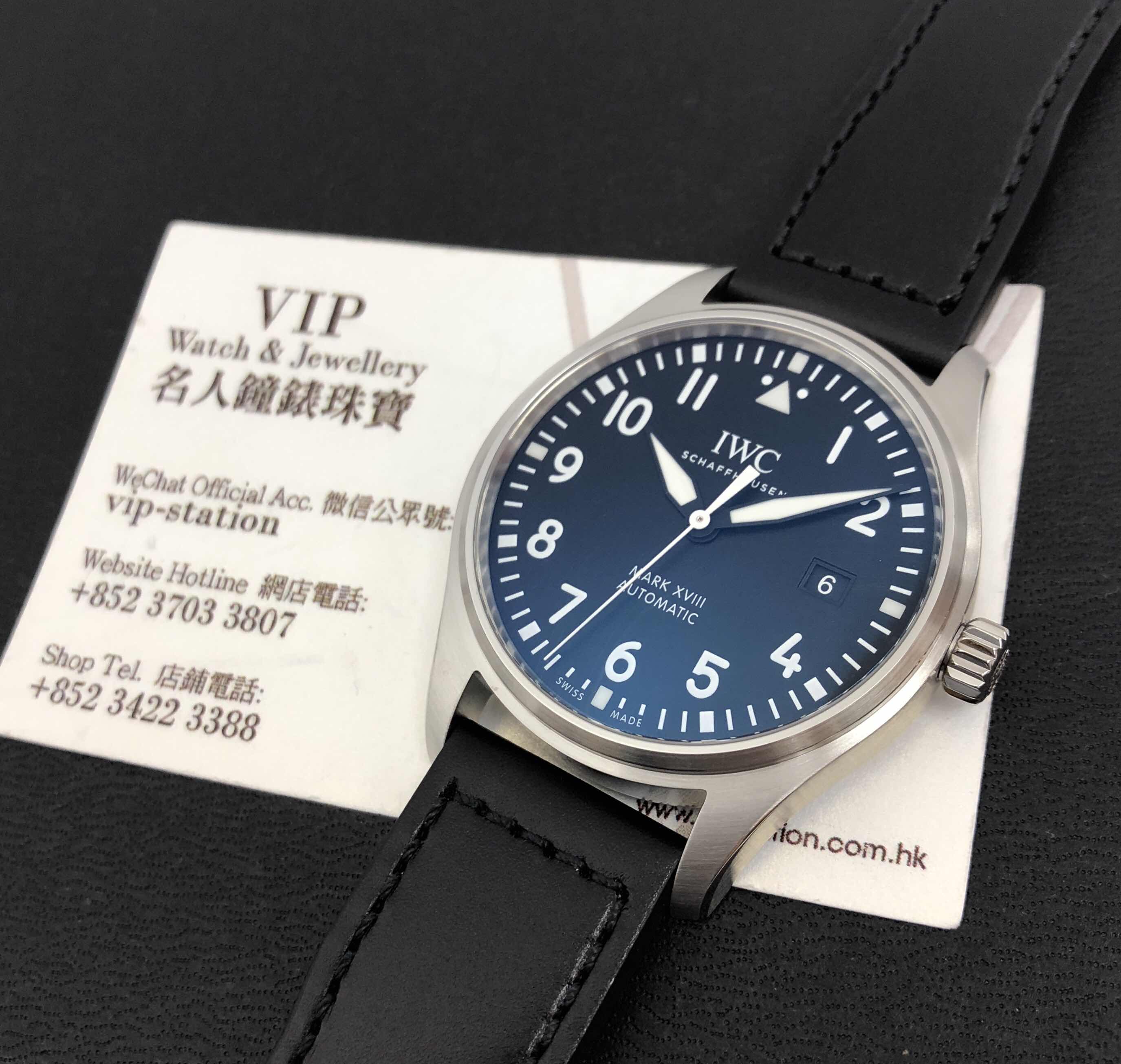 IWC IW327001 Pilot's Watch Replica, Automatic Movement, Black Dial, Steel Case - Image 5