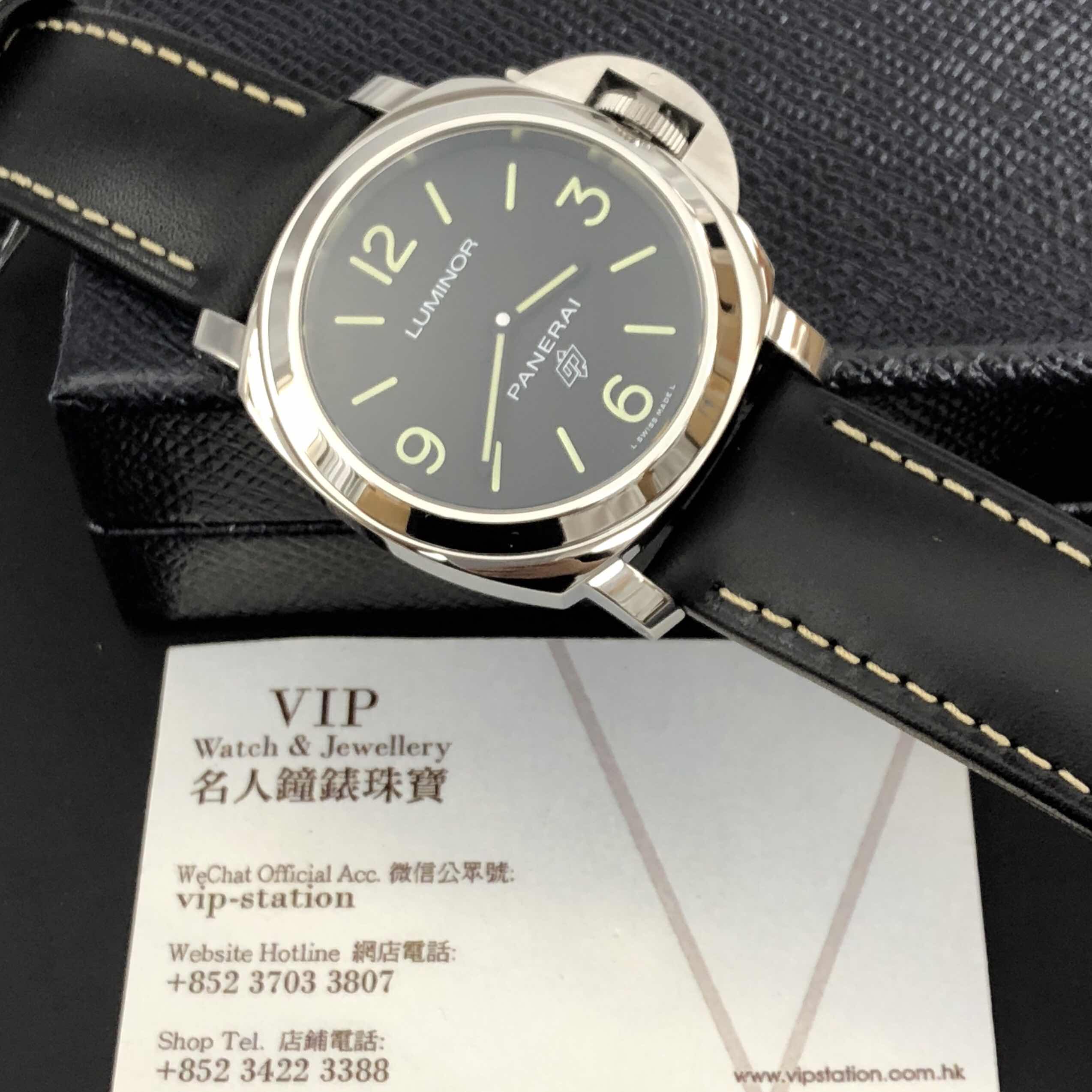 Panerai PAM00773 LUMINOR Manual Wind | Steel | Black Dial | Leather Strap Replica Watch - Image 5
