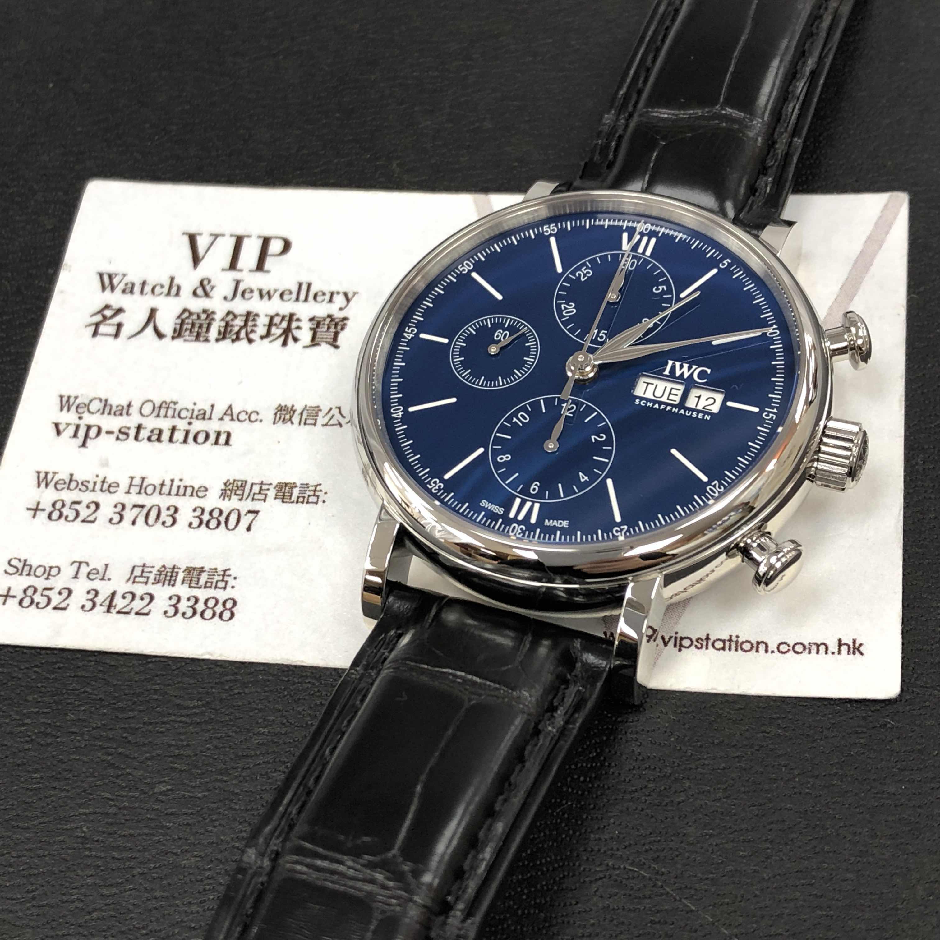 IWC IW391023 Portofino Automatic Blue Dial Alligator Strap | 15202ST.OO.1240ST.01 | Automatic - Image 5