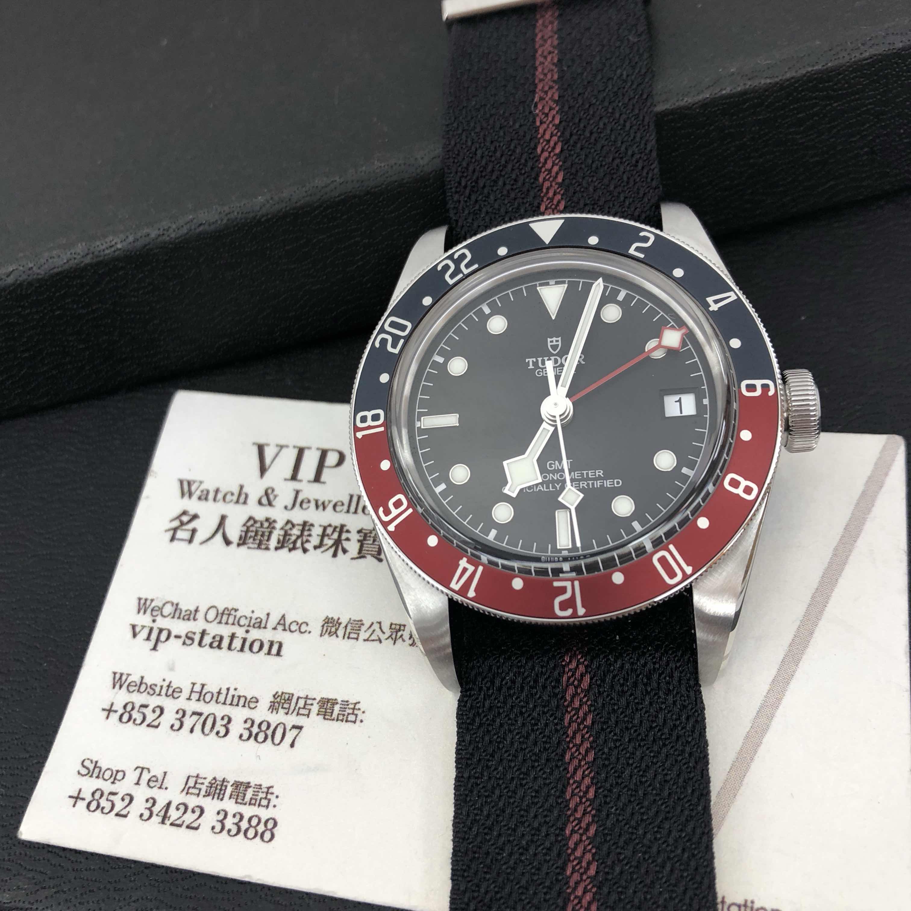 Tudor 79830RB-CS Automatic Stainless Steel Replica Watch, 41mm Black Dial Canvas Strap, 70H Power - Image 5