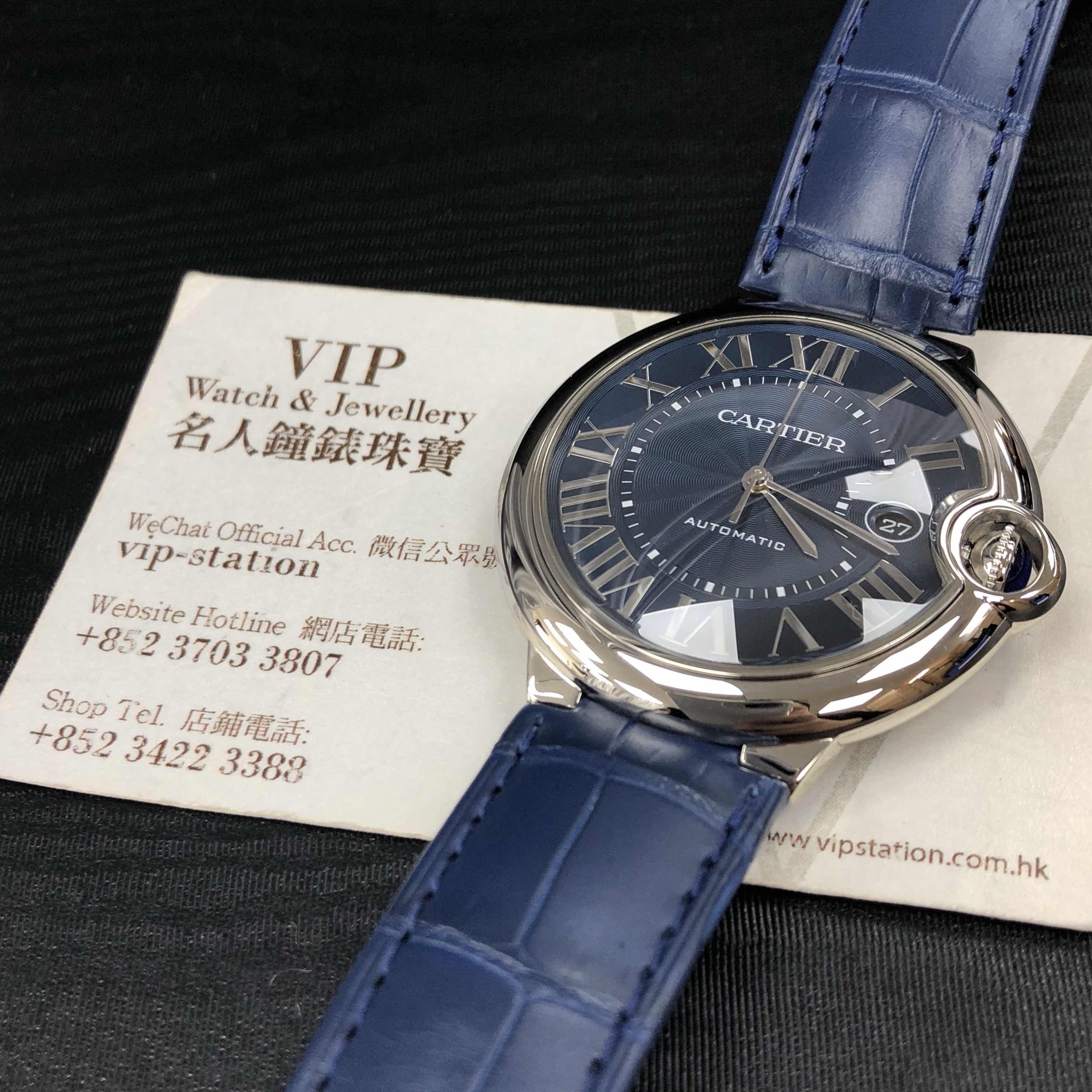 Cartier WSBB0025 BALLON BLEU Automatic Stainless Steel Replica Watch - Swiss Movement - Blue Dial - Image 5