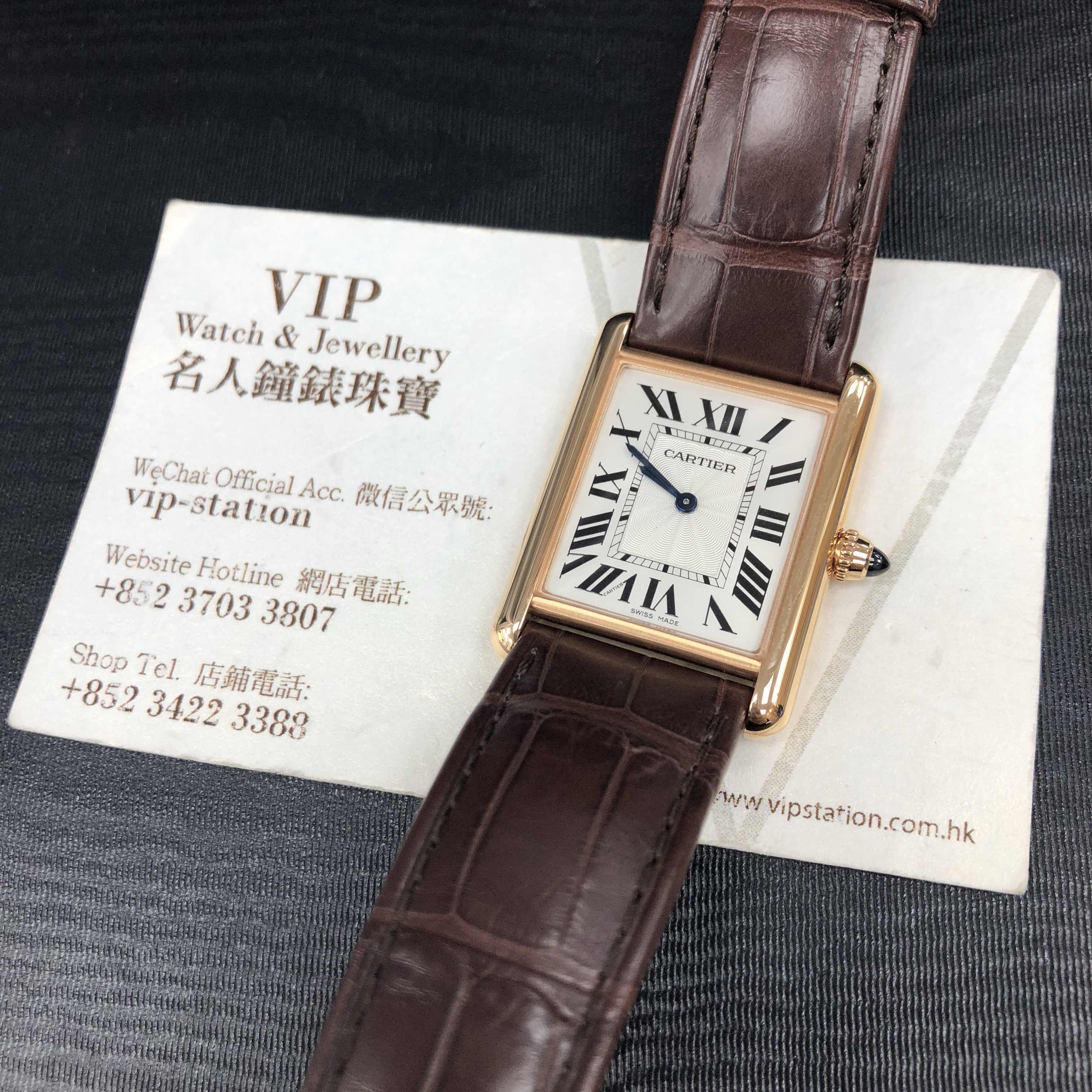 Cartier WGTA0011 TANK Manual Wind 18kt Rose Gold  Replica Watches - Image 5