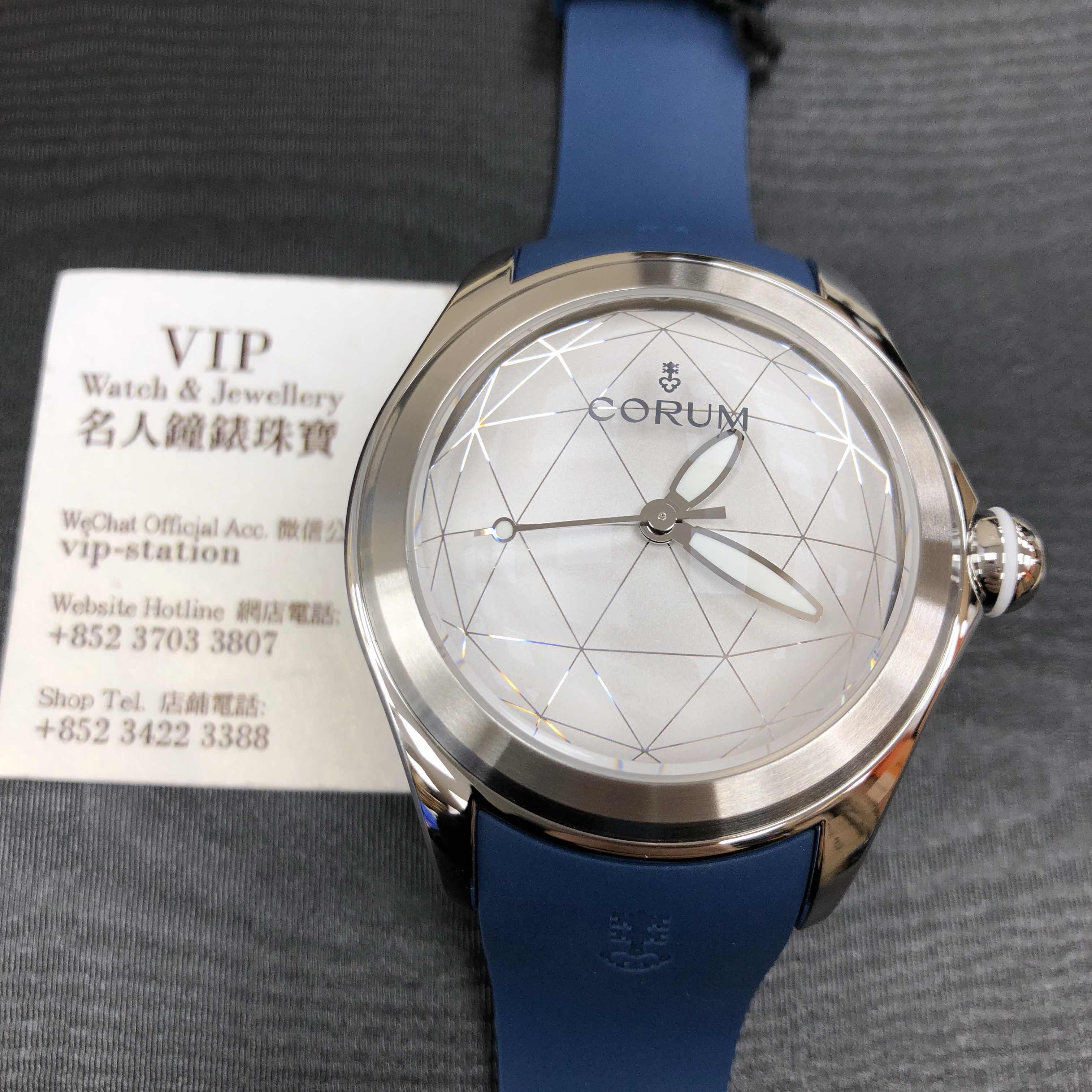 Corum 082.310.20/0373 OR01 Bubble - Replica Watch - Automatic - Steel Case - White Dial - Blue - Image 5