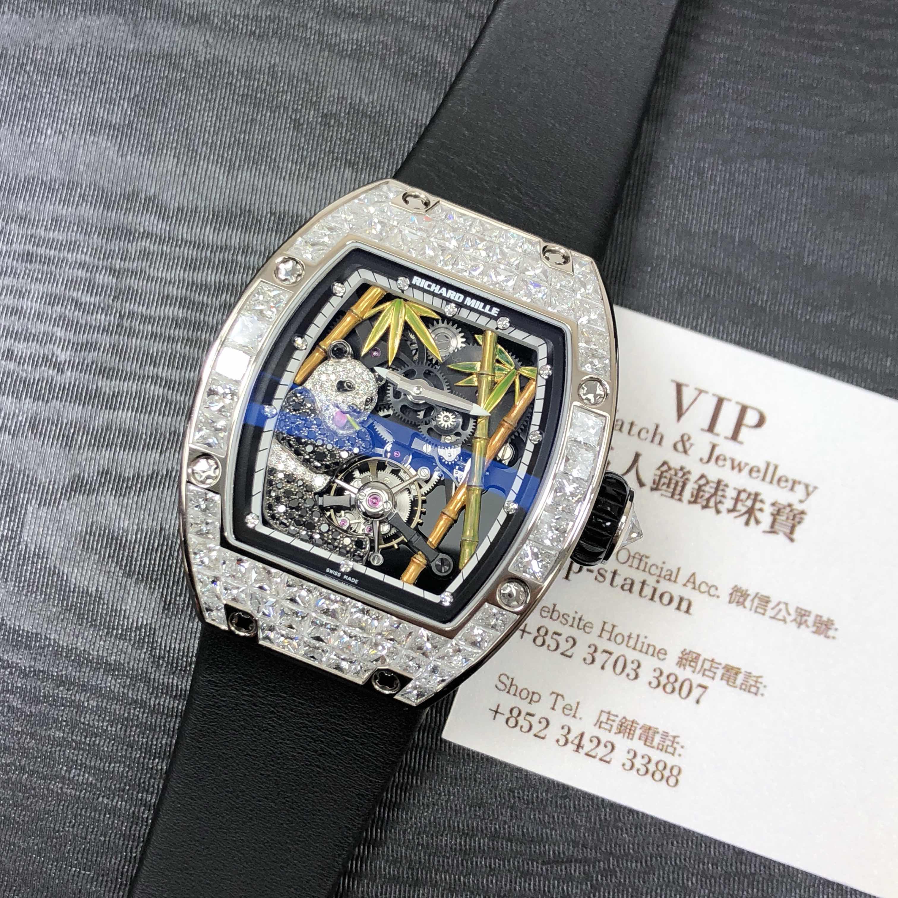 Richard Mille RM26-01 Replica Watch, Manual Wind, Transparent Skull Dial, 18kt White Gold & Diamond - Image 5