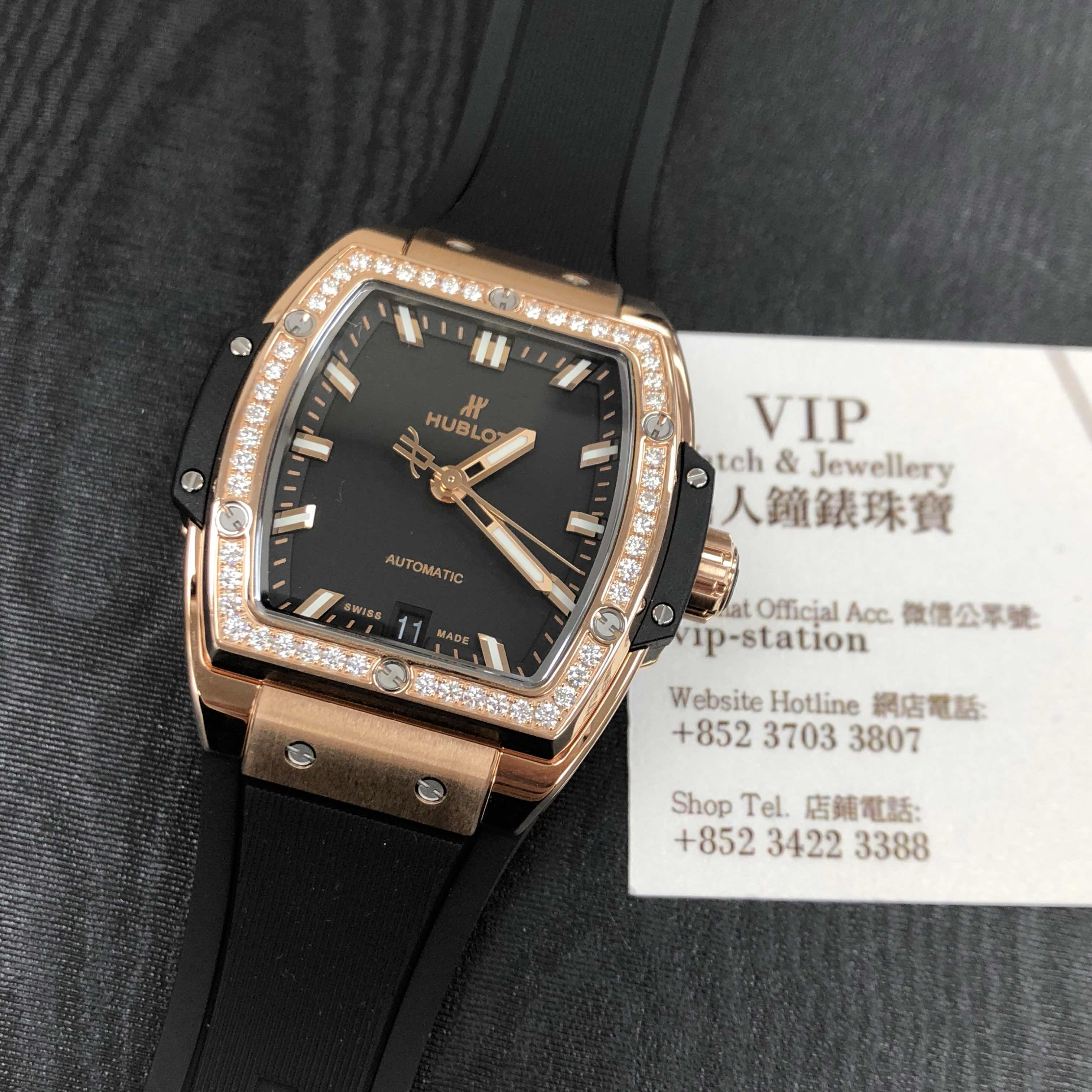 Hublot 665.OX.1180.RX.1204 BIG BANG Automatic 18kt Rose Gold & Diamonds Replica Watch - Swiss - Image 4