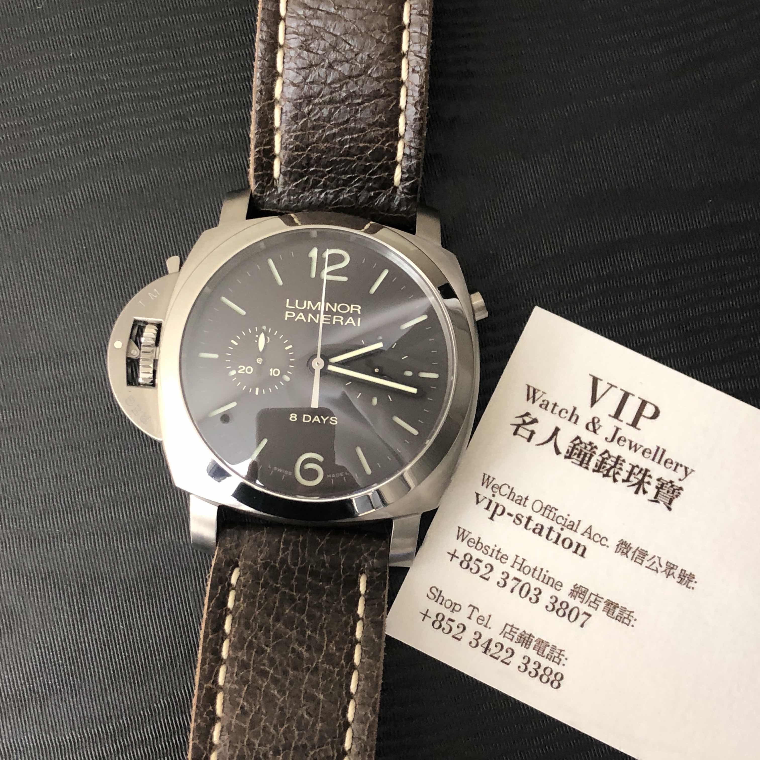 Panerai Luminor PAM00345 Manual Wind 44mm Stainless Steel, Dark Brown Dial, Replica Watch - Image 5