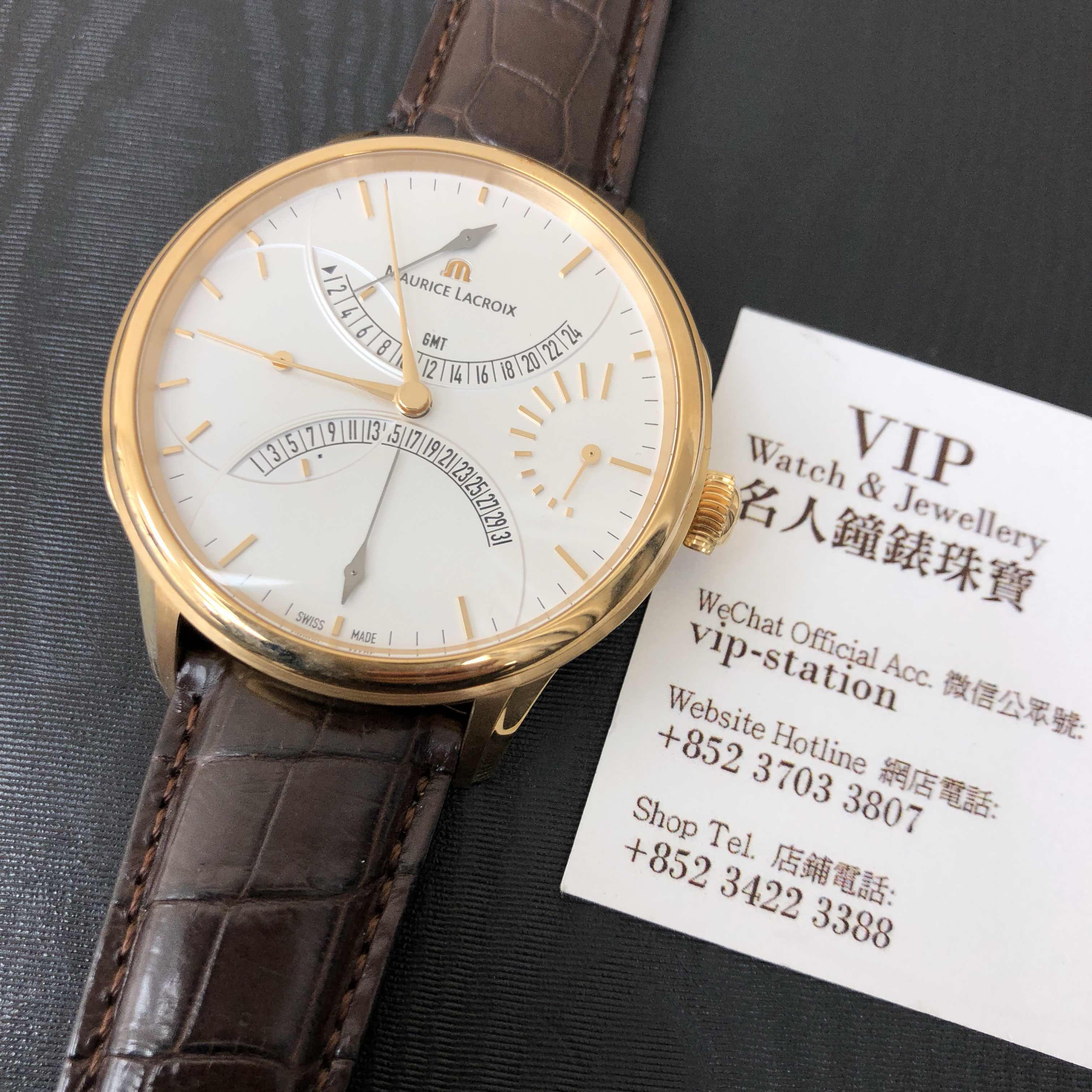 Maurice Lacroix MP7218-PG101-130 Masterpiece Manual Wind 18kt Rose Gold White Dial Replica Watch - Image 4