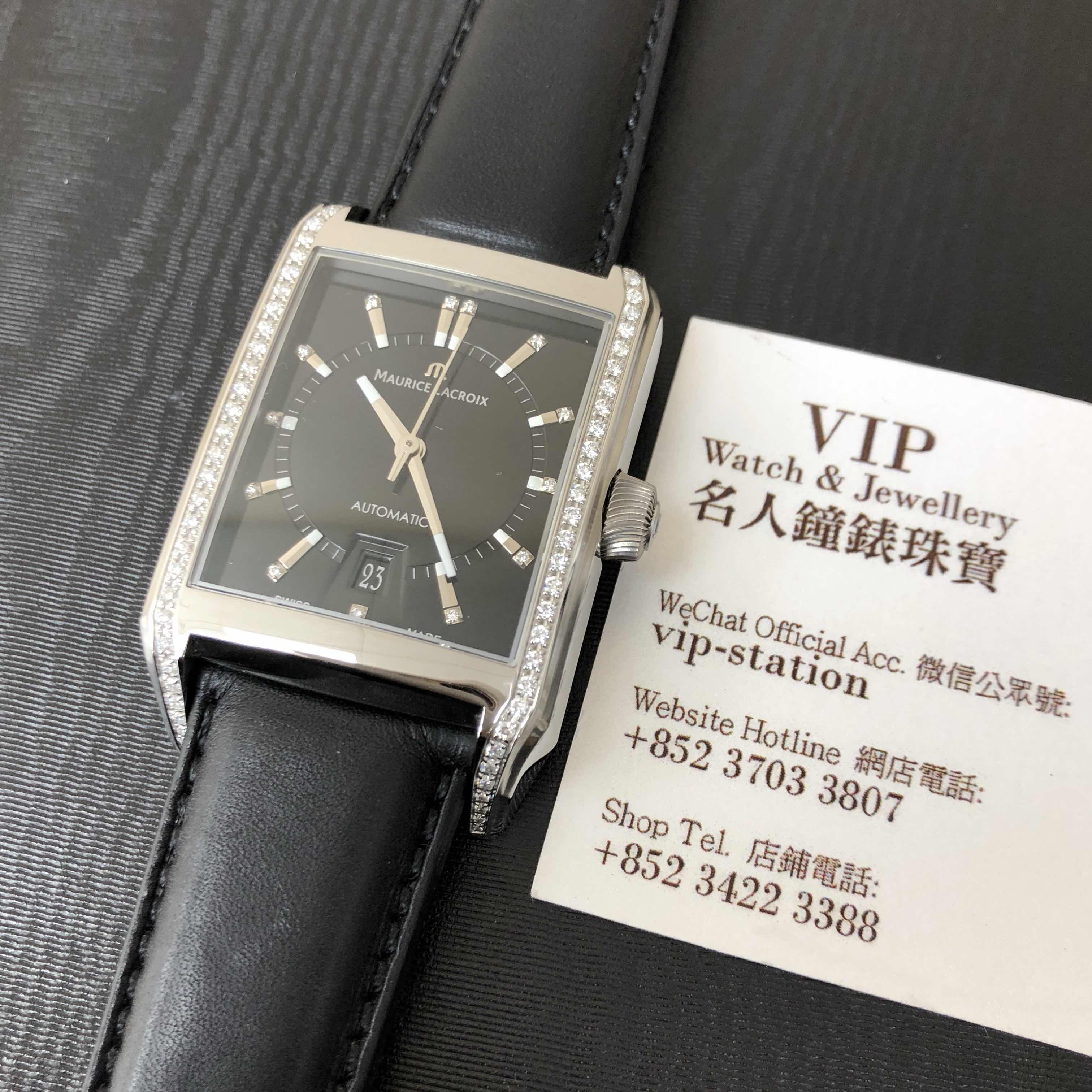 PT6247-SD501-350 - Maurice Lacroix PONTOS Replica Watch Black Dial Automatic Leather - Image 5
