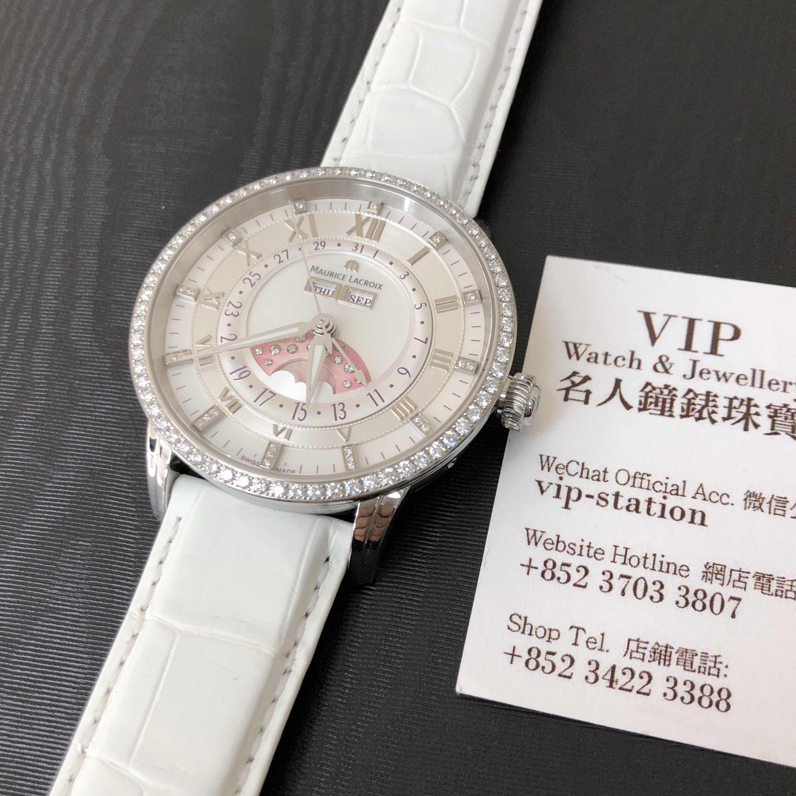 MP6428-SD501-17E - Maurice Lacroix Masterpiece Replica Watch - Automatic White Mother of Pearl Dial - Image 5
