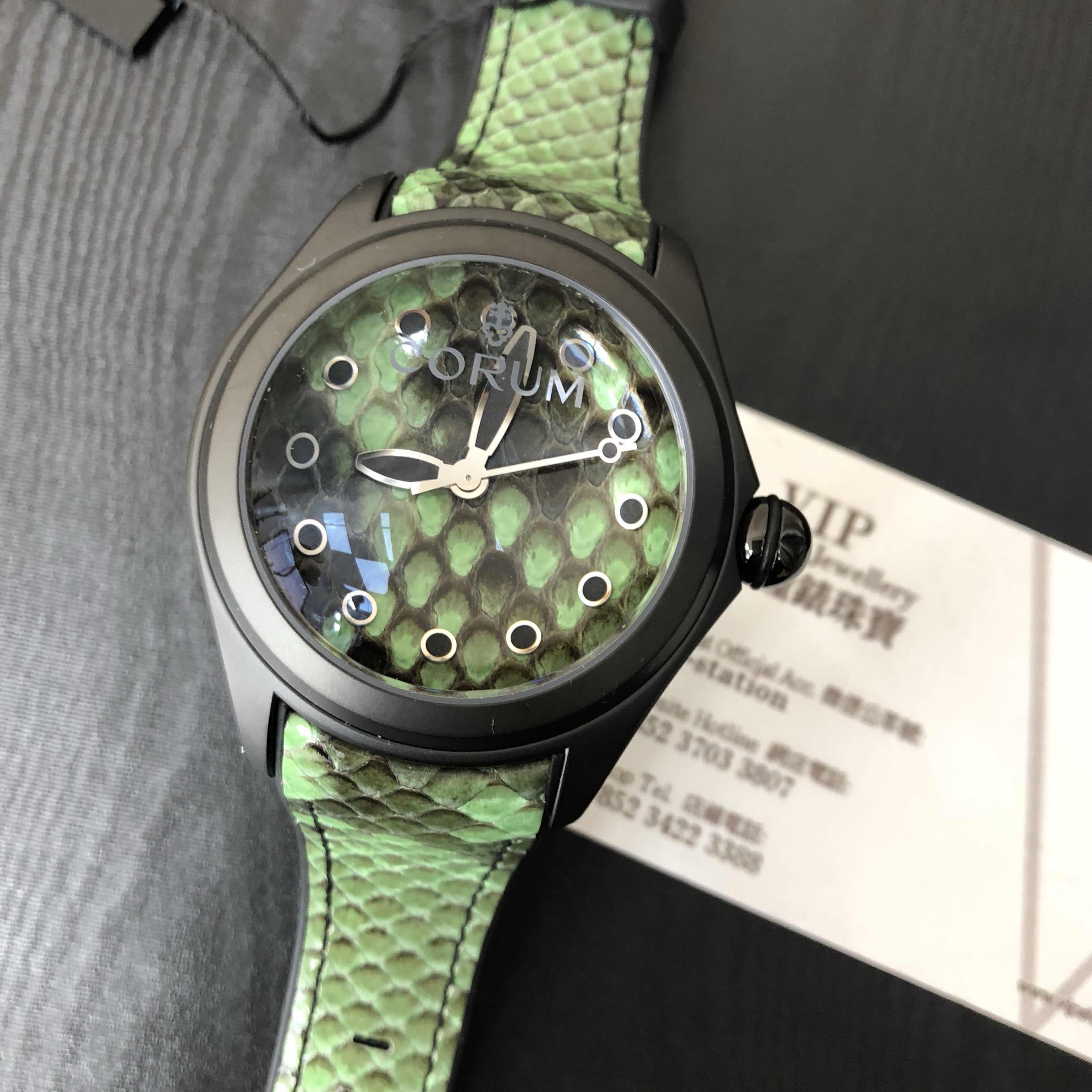 Corum 082.310.98/0337 PV01 Replica Watch, Automatic Movement, Green Dial, Steel Case - Image 5