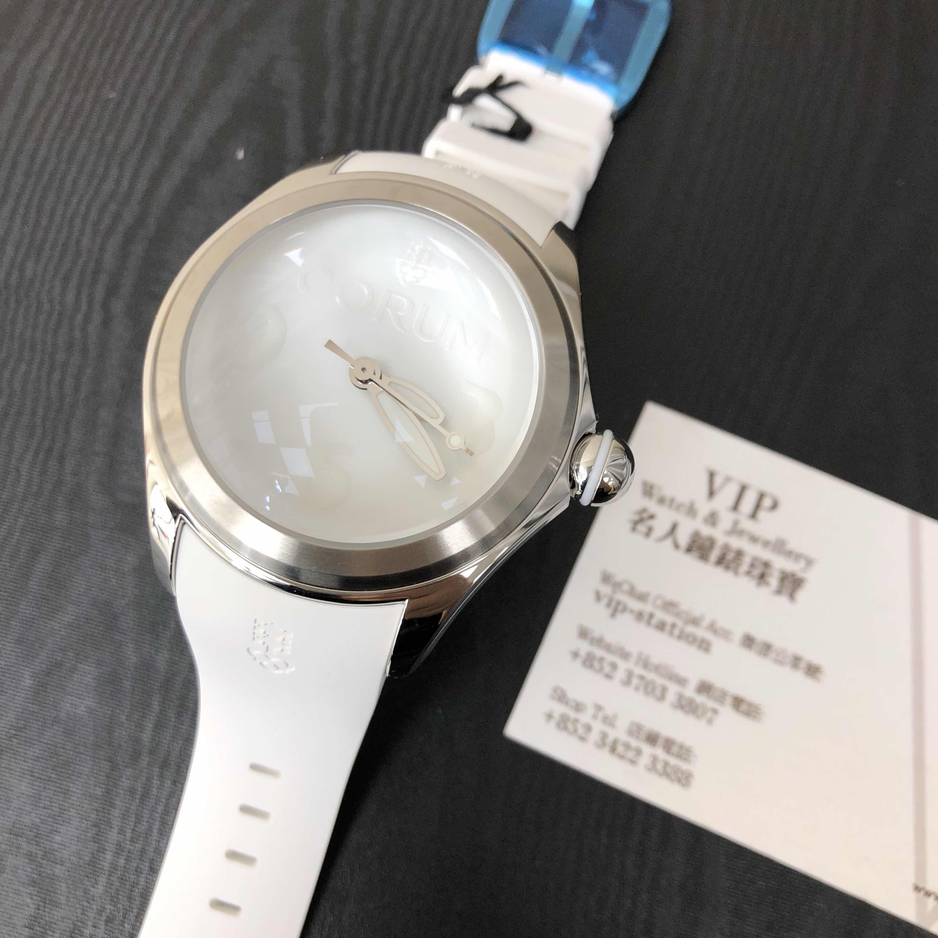 Corum 082.310.20/0379 WW01 Bubble Automatic White Dial Stainless Steel Replica Watch - Image 4
