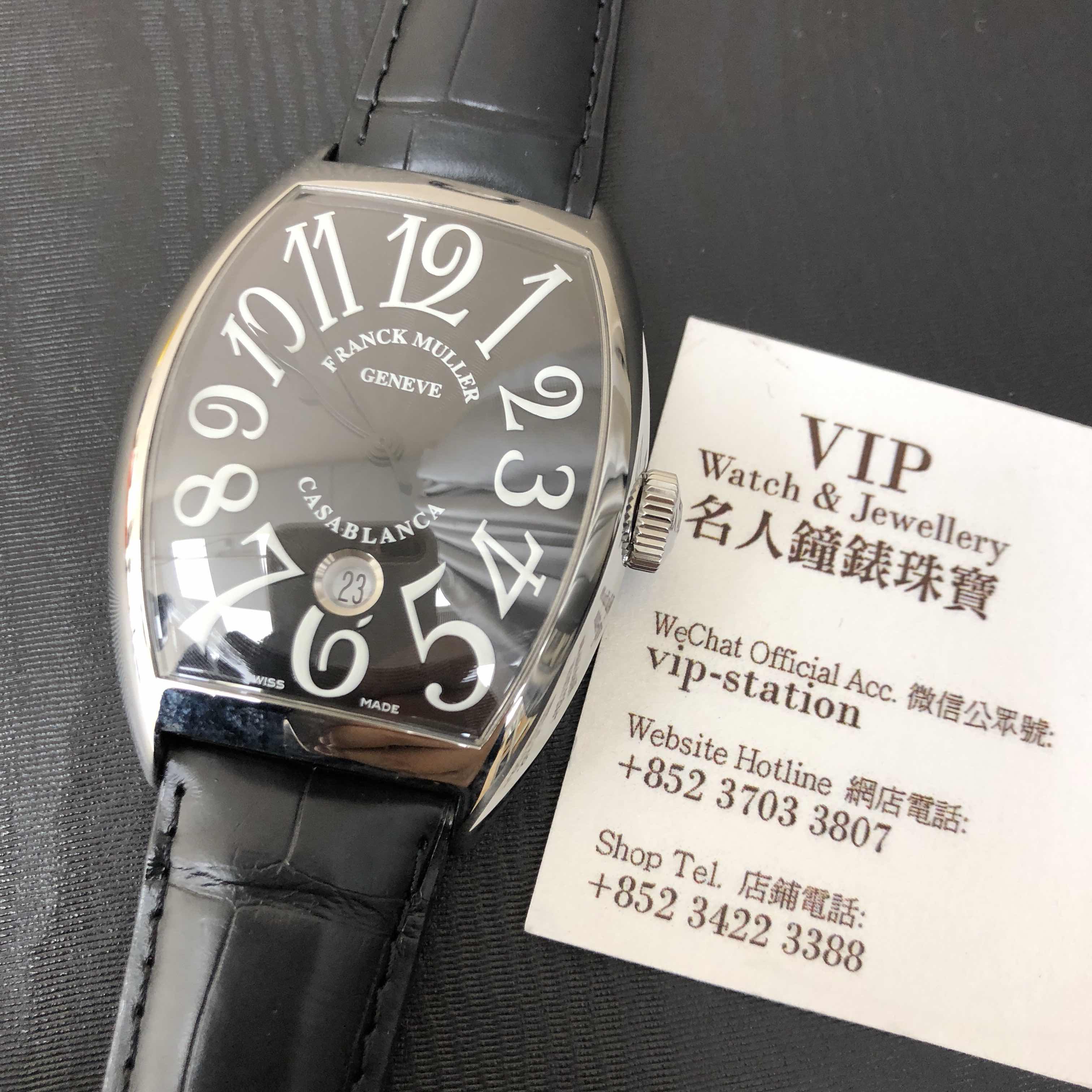 Franck Muller 8880 B C DT CASABLANCA AC Replica Watch Automatic Black Dial Stainless Steel Case - Image 5