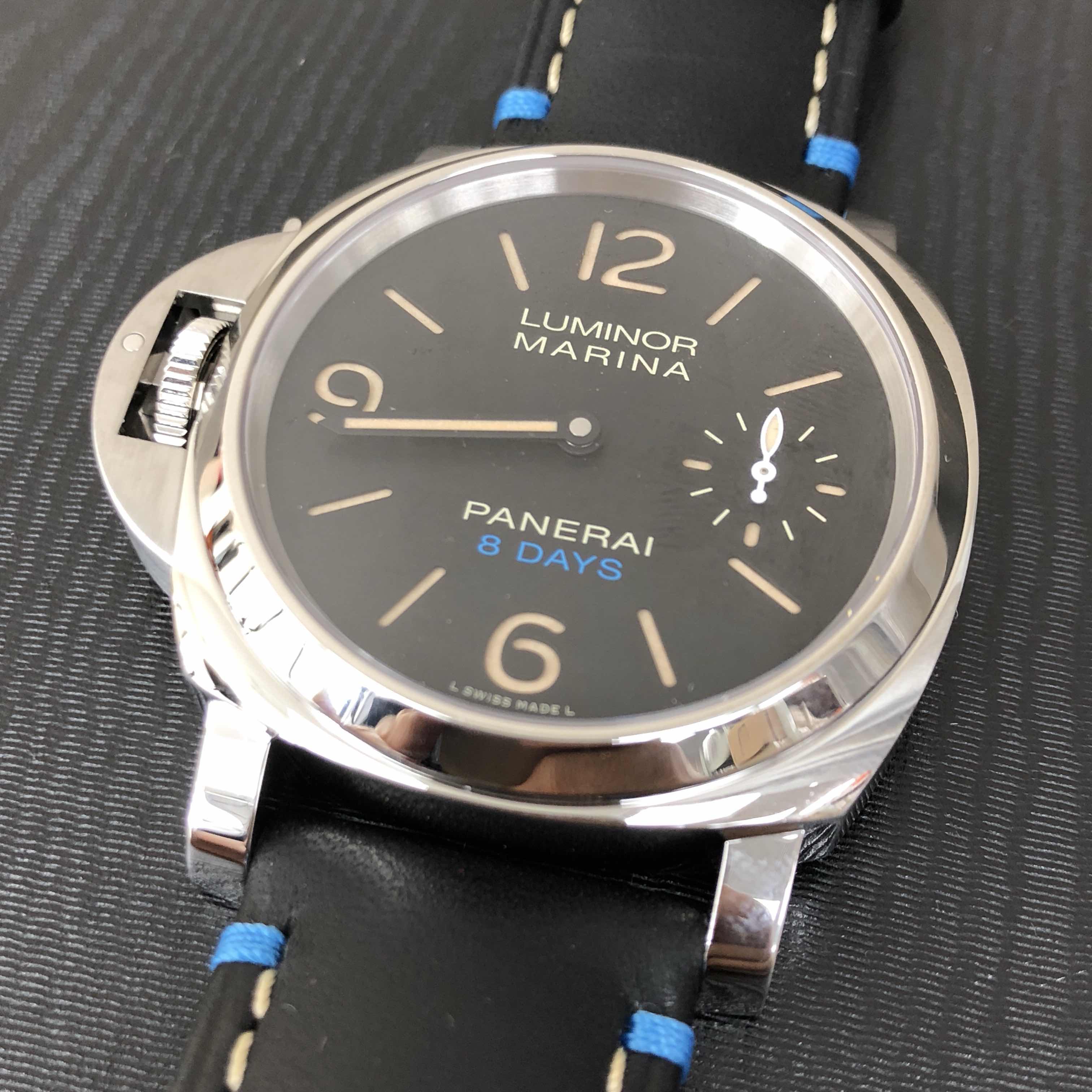Panerai PAM00796 LUMINOR Manual Wind Stainless Steel - Black Dial - Replica Watch - Image 5