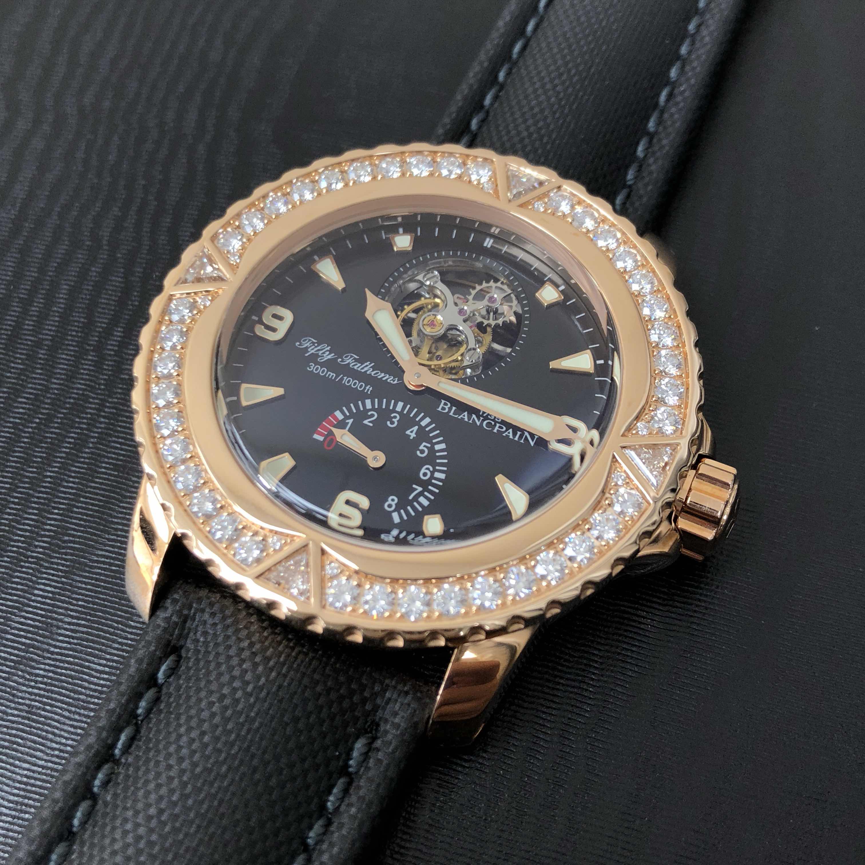 Blancpain Fifty Fathoms 5025-9530-52A | 5025-9530-52A | Automatic | 18kt Rose Gold Diamonds - Image 5