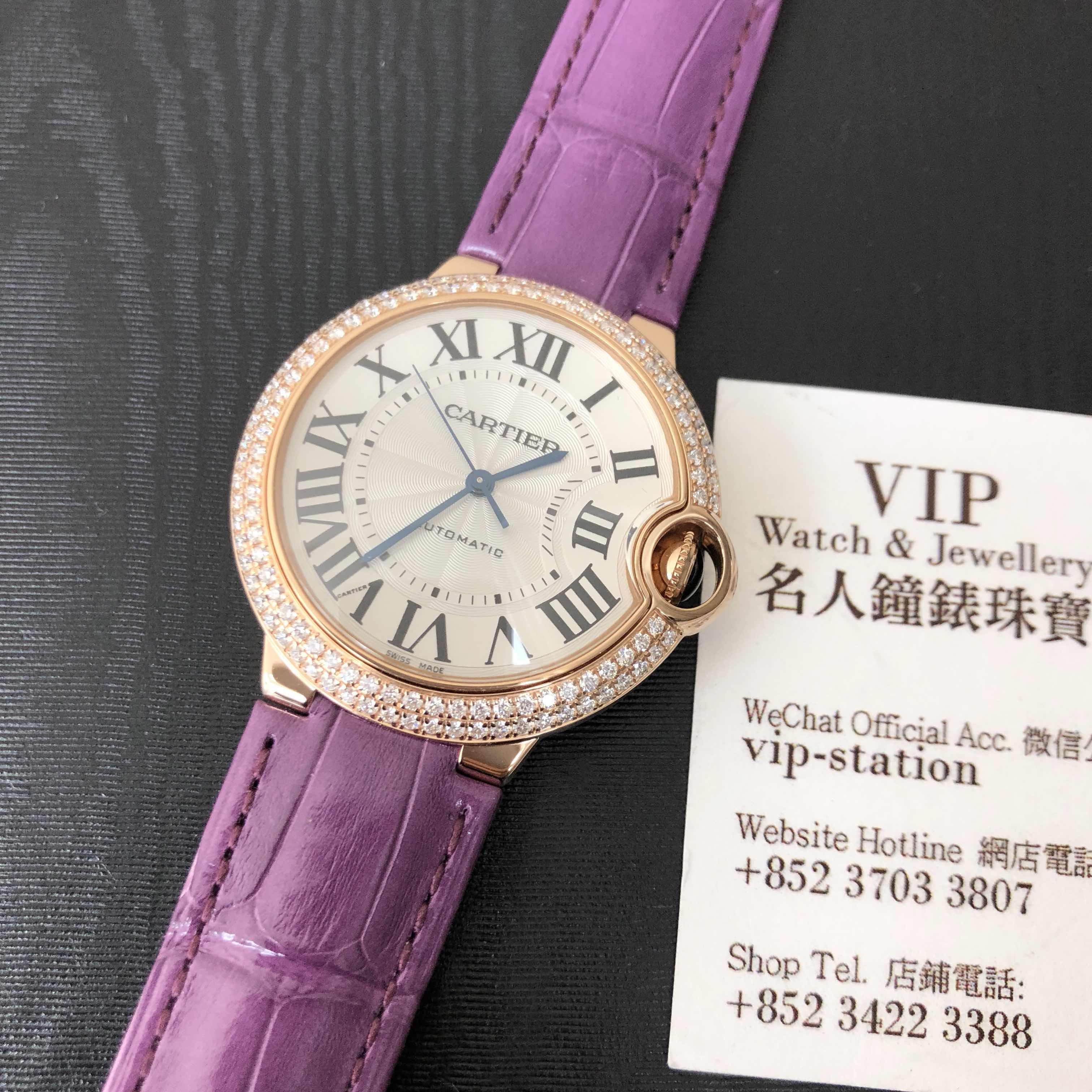 -15202ST.OO.1240ST.01 - Cartier WJBB0009 BALLON BLEU Automatic Replica Watch - 18kt Rose Gold & - Image 5