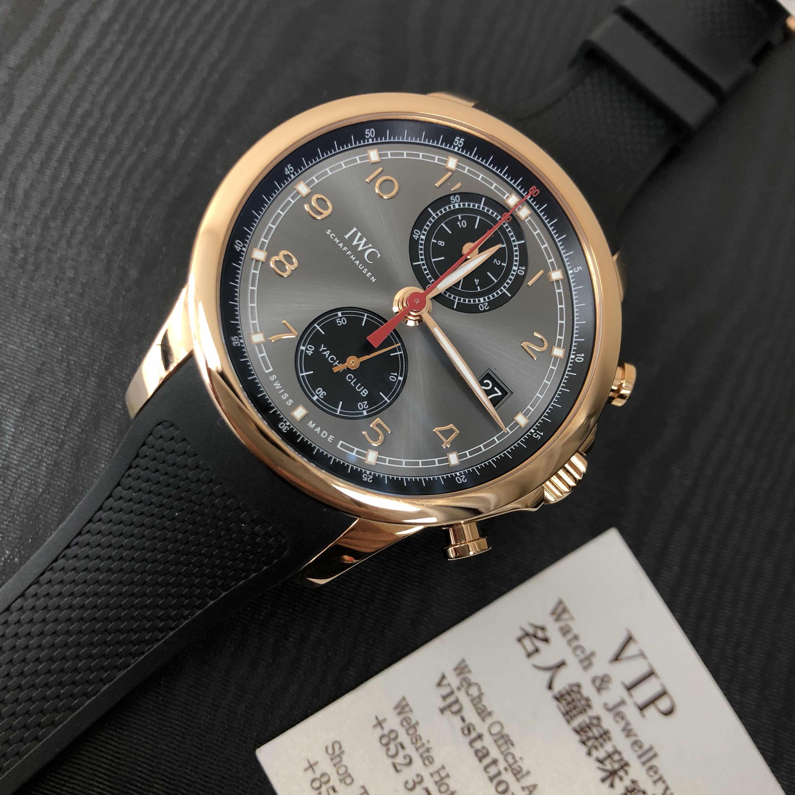 IW390505 - IWC Portuguese Replica Watch Automatic 18kt Rose Gold Gray Dial - Image 5