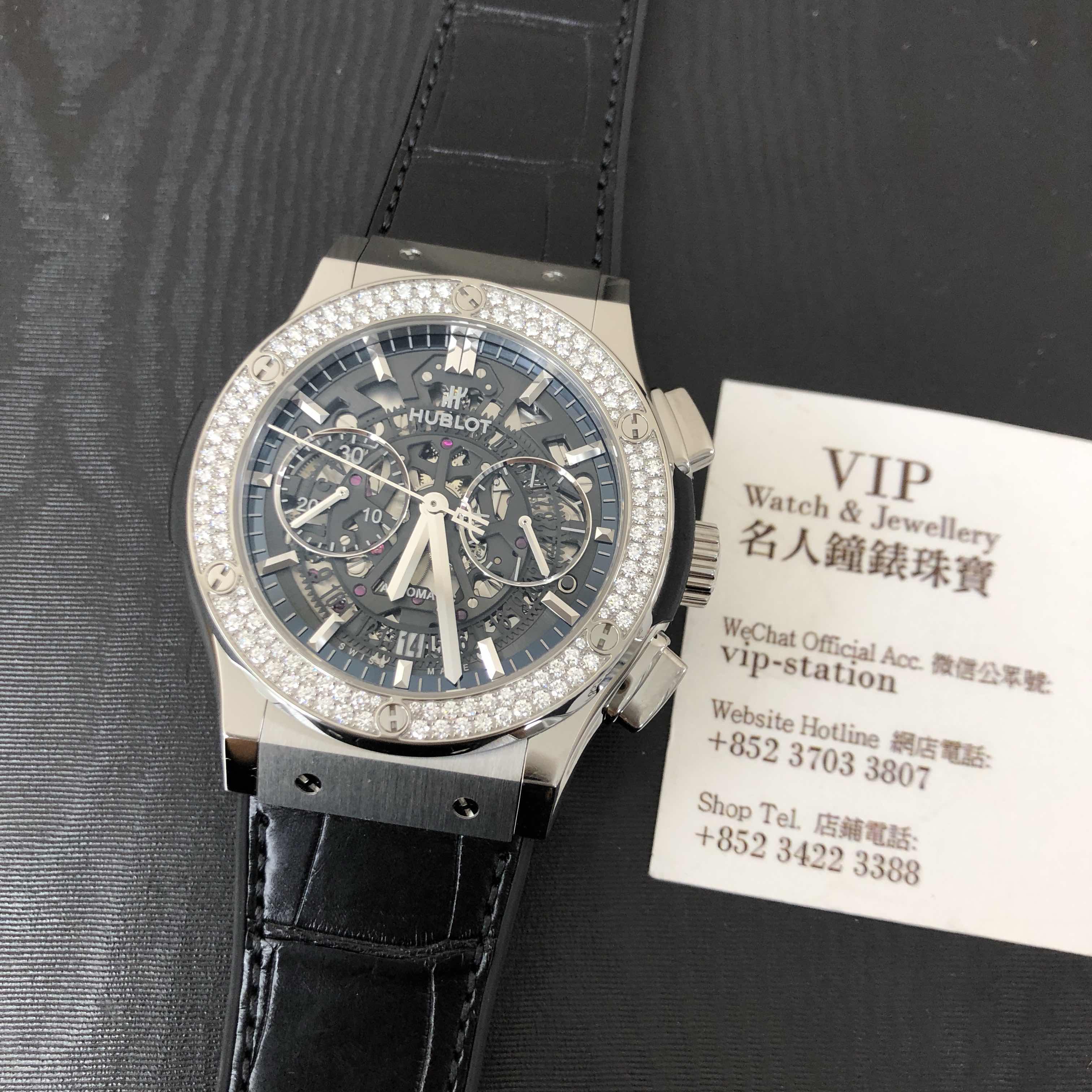 Hublot 525.NX.0170.LR.1104 CLASSIC FUSION - Automatic Stainless Steel & Diamond Replica Watch - Image 5